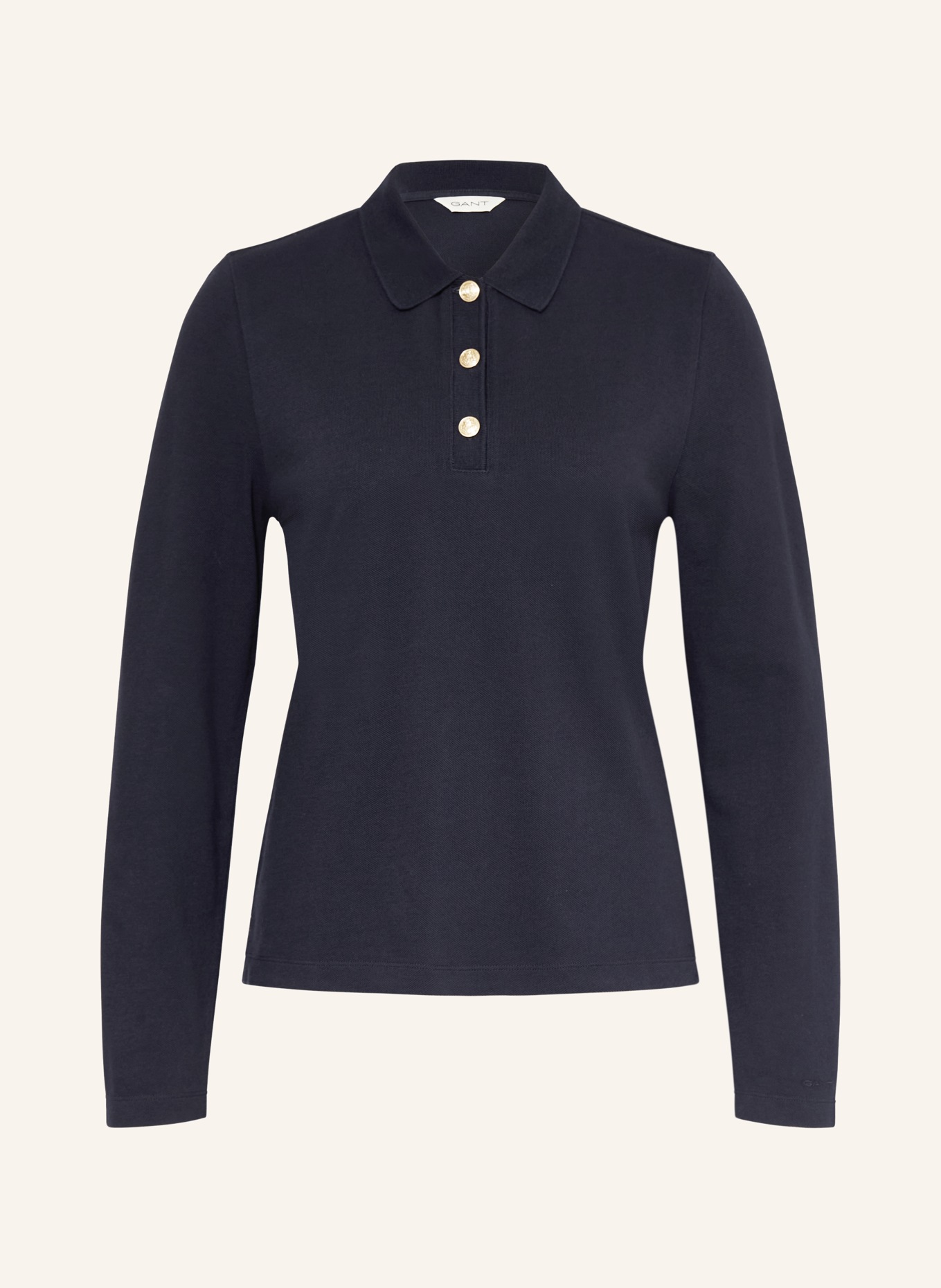 GANT Polo piqué: BLEU FONCÉ