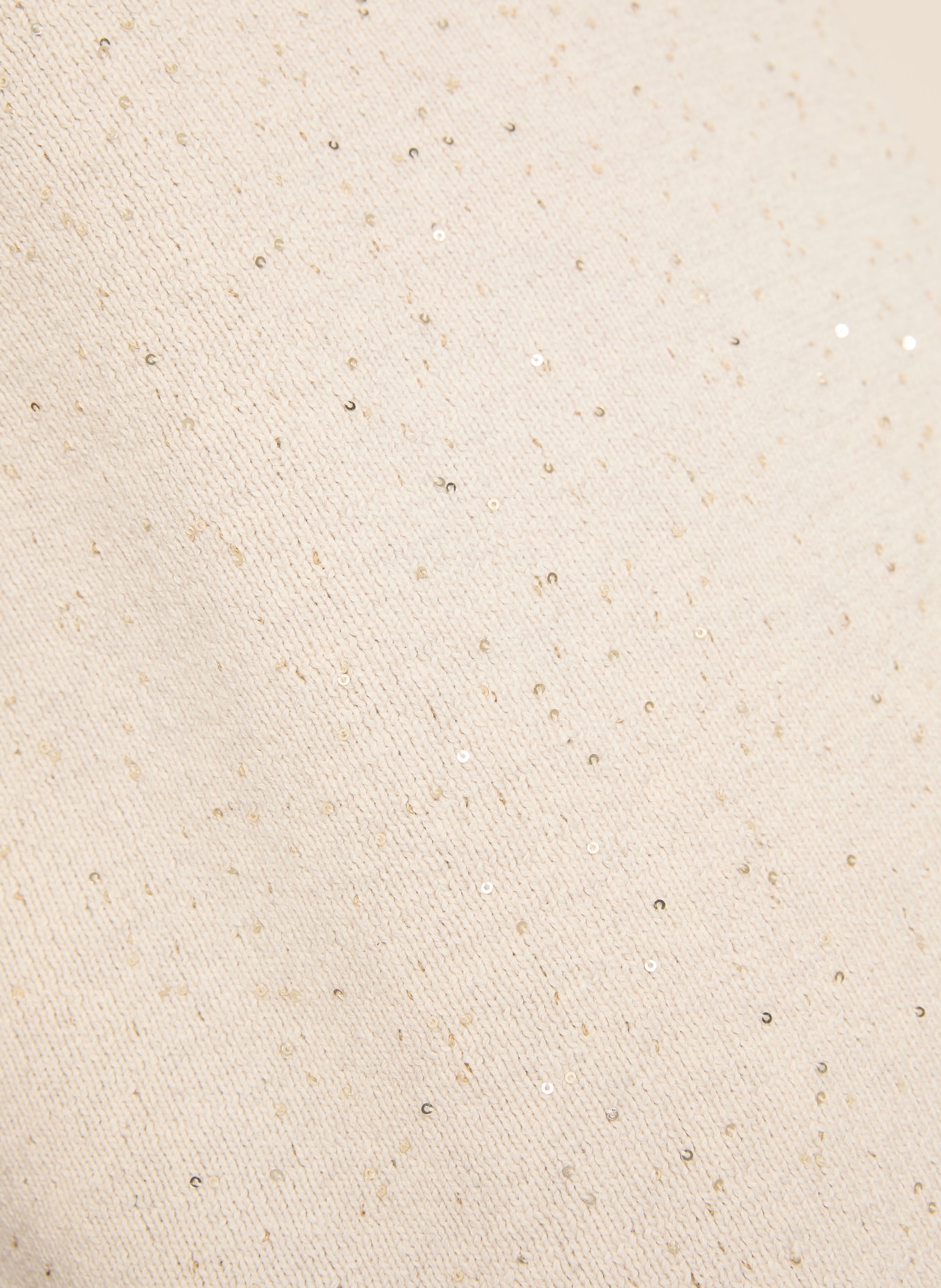 BRUNELLO CUCINELLI Strickkleid mit Pailletten: BEIGE