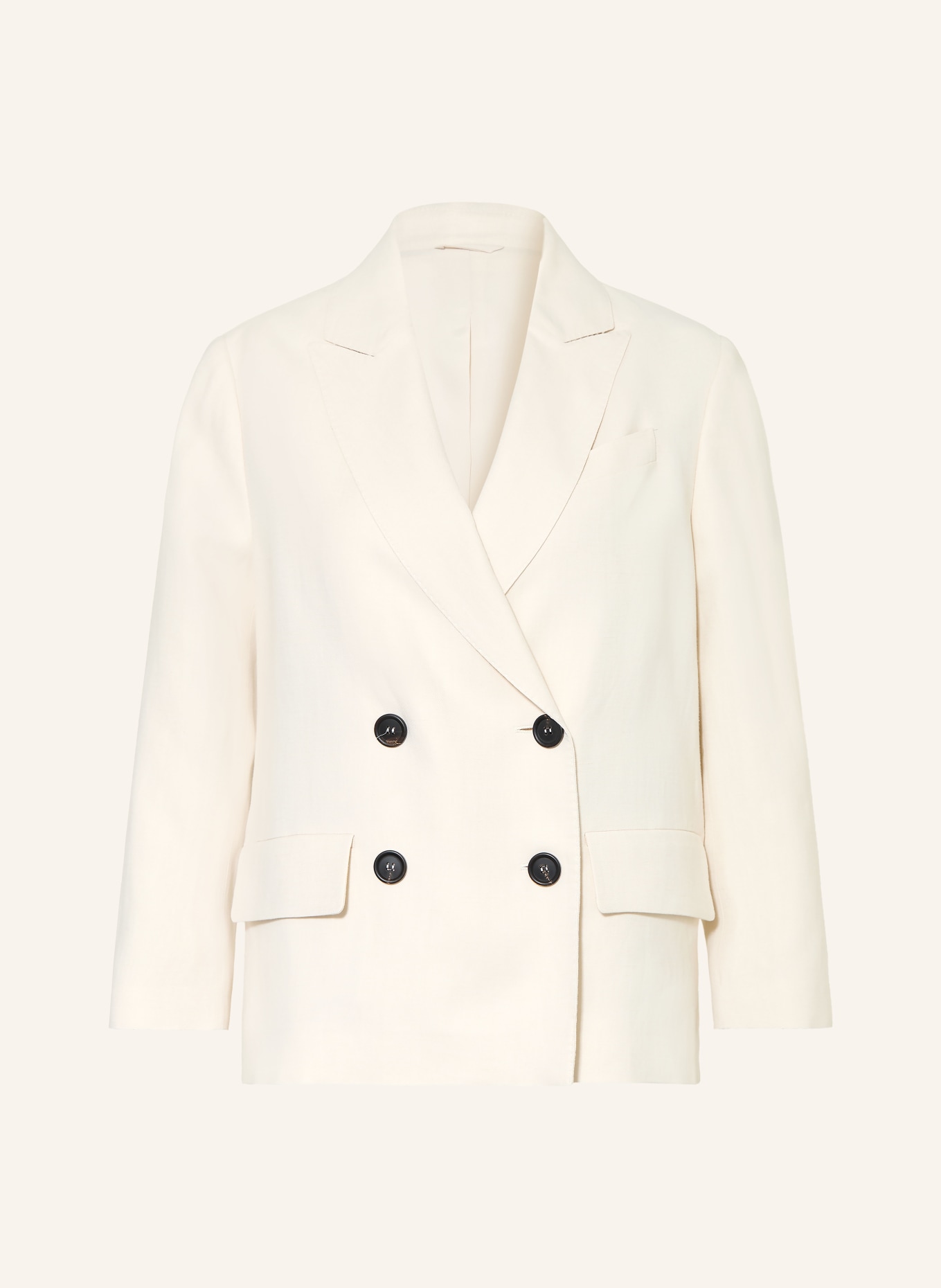 BRUNELLO CUCINELLI Blazer: CREME