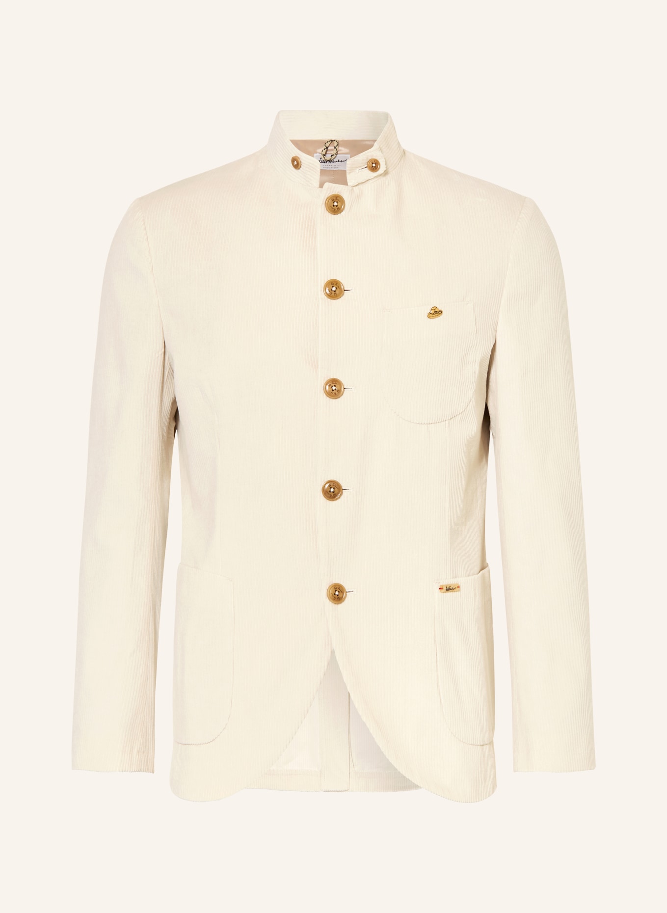 Luis Trenker Veste en velours côtelé LUSANTO: CRÈME