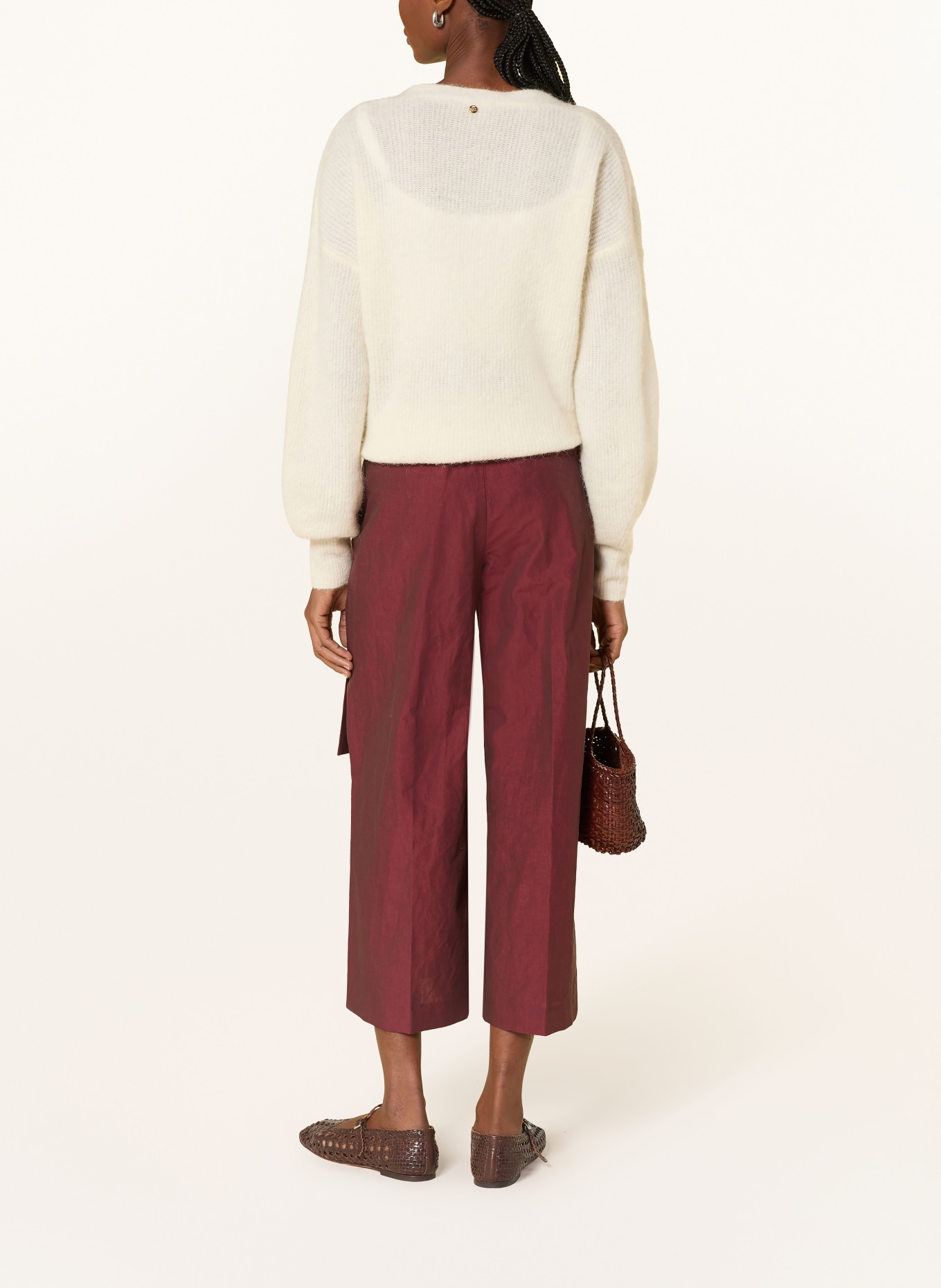 Luis Trenker Culotte LULOLITA s lemováním: TMAVĚ ČERVENÁ