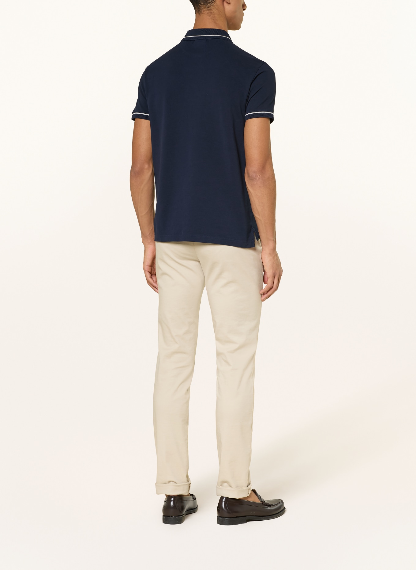 Luis Trenker Piqué-Poloshirt LUBERNETO: DUNKELBLAU