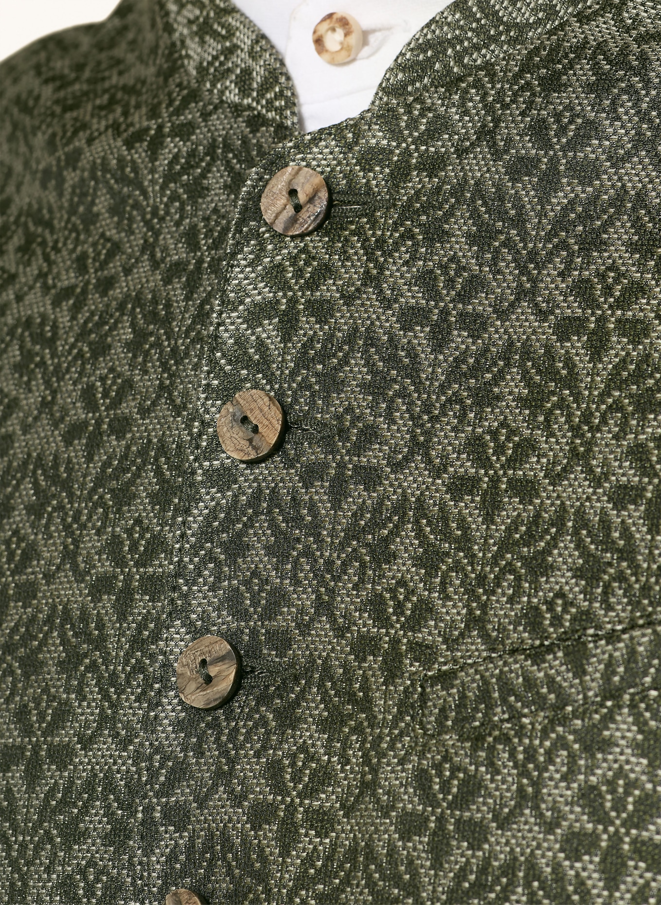 Hammerschmid THEO slim fit traditional vest: DARK GREEN