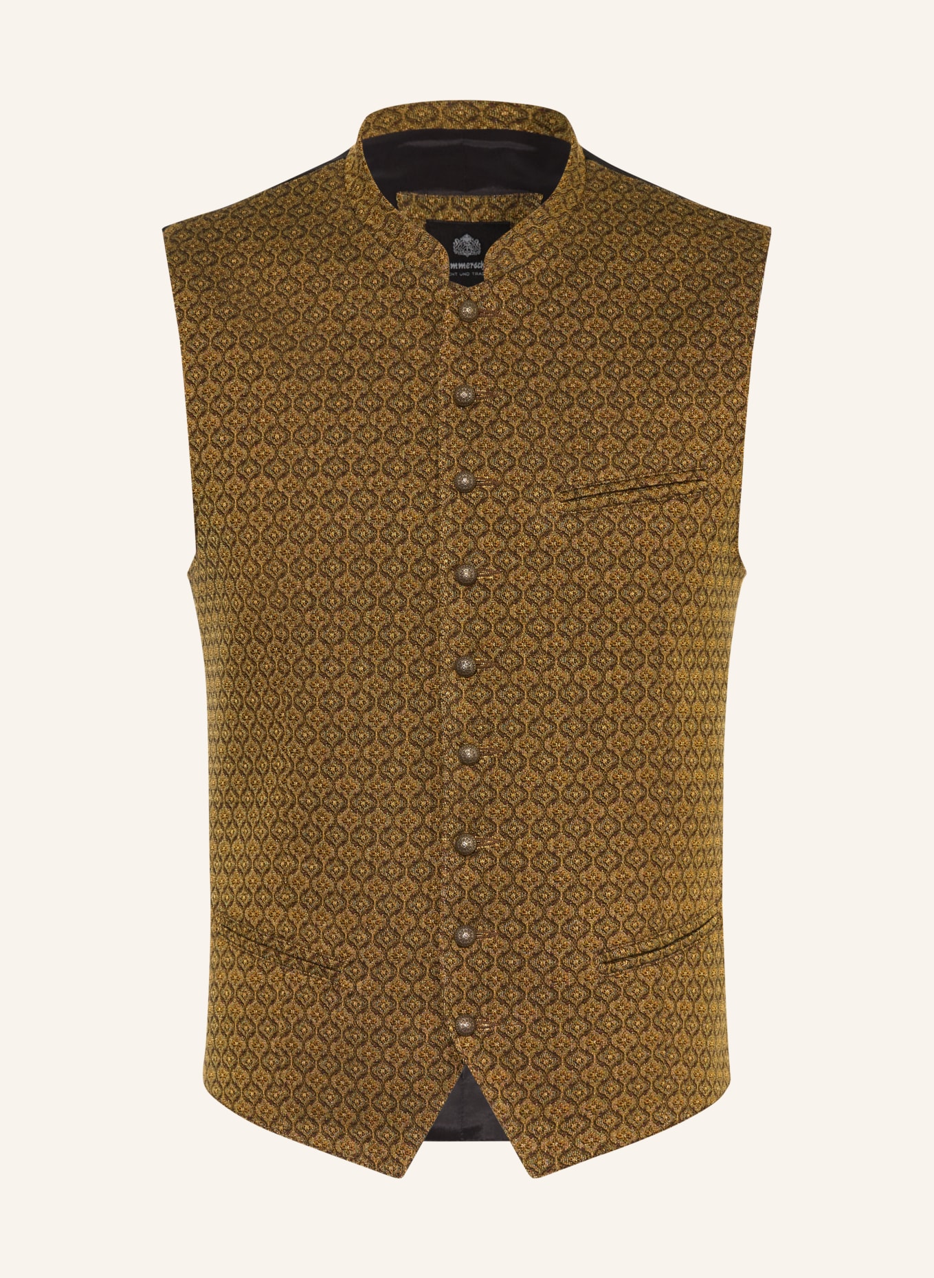 Hammerschmid Trachtenweste XAVER Slim Fit: COGNAC / DUNKELBRAUN / SCHWARZ