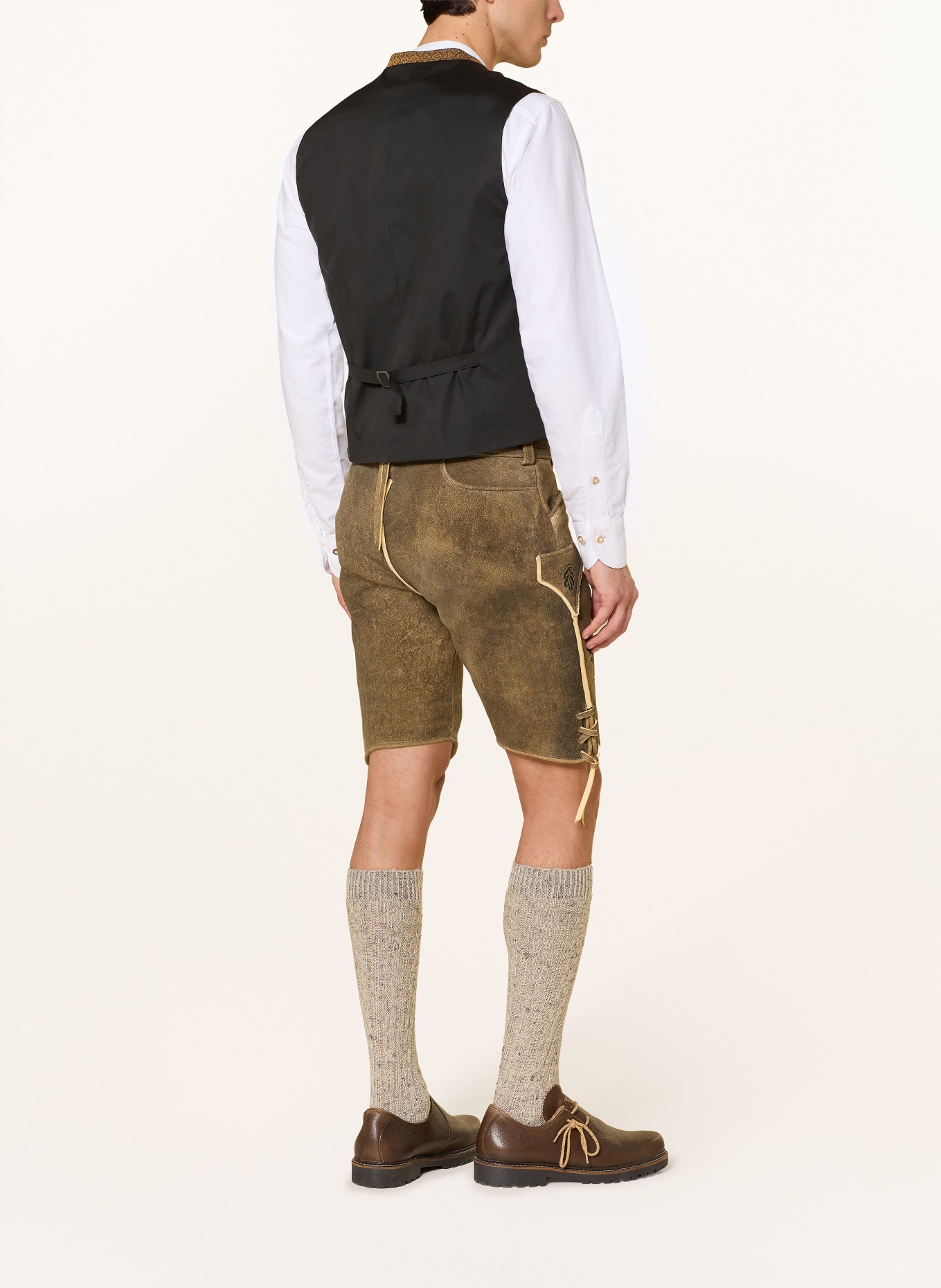 Hammerschmid Trachtenweste XAVER Slim Fit: COGNAC / DUNKELBRAUN / SCHWARZ