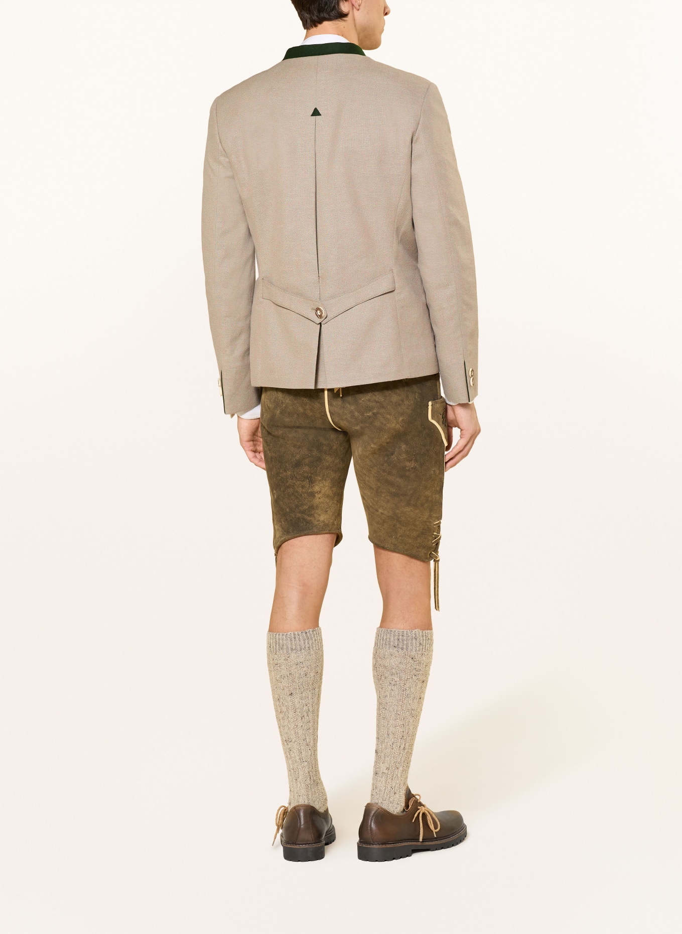 Johann & Johanna Veste avec cordons: MARRON CLAIR / ROSE / GROEN