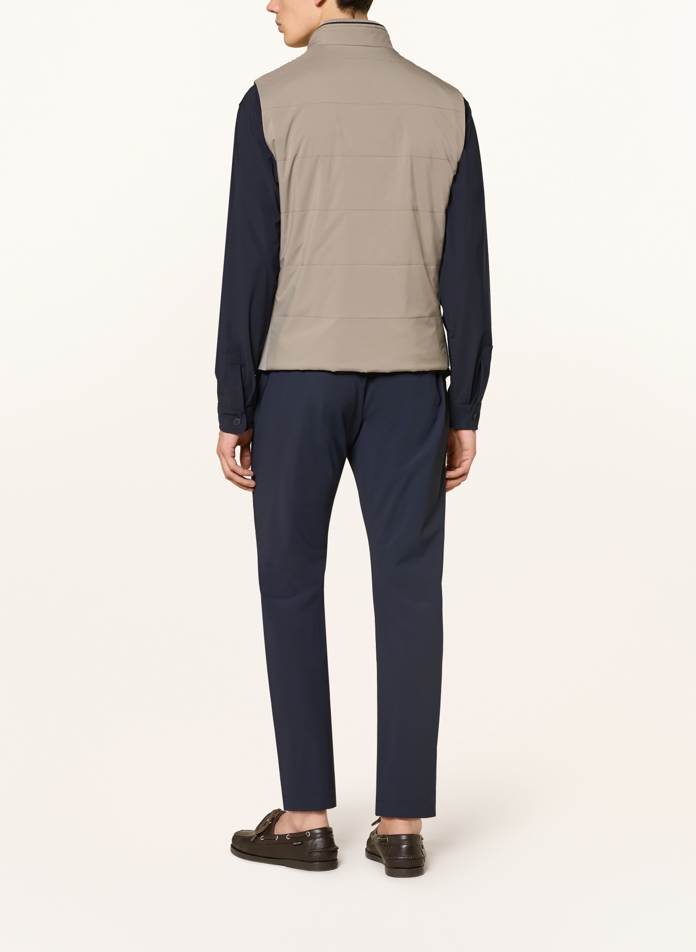 MAURIZIO BALDASSARI kamizelka pikowana: BEŻOWY