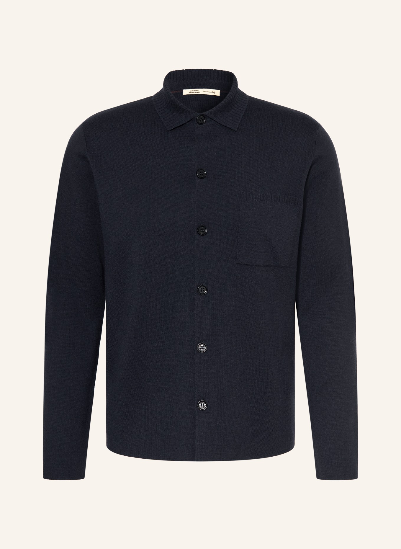 MAURIZIO BALDASSARI Sweter z kaszmiru: GRANATOWY