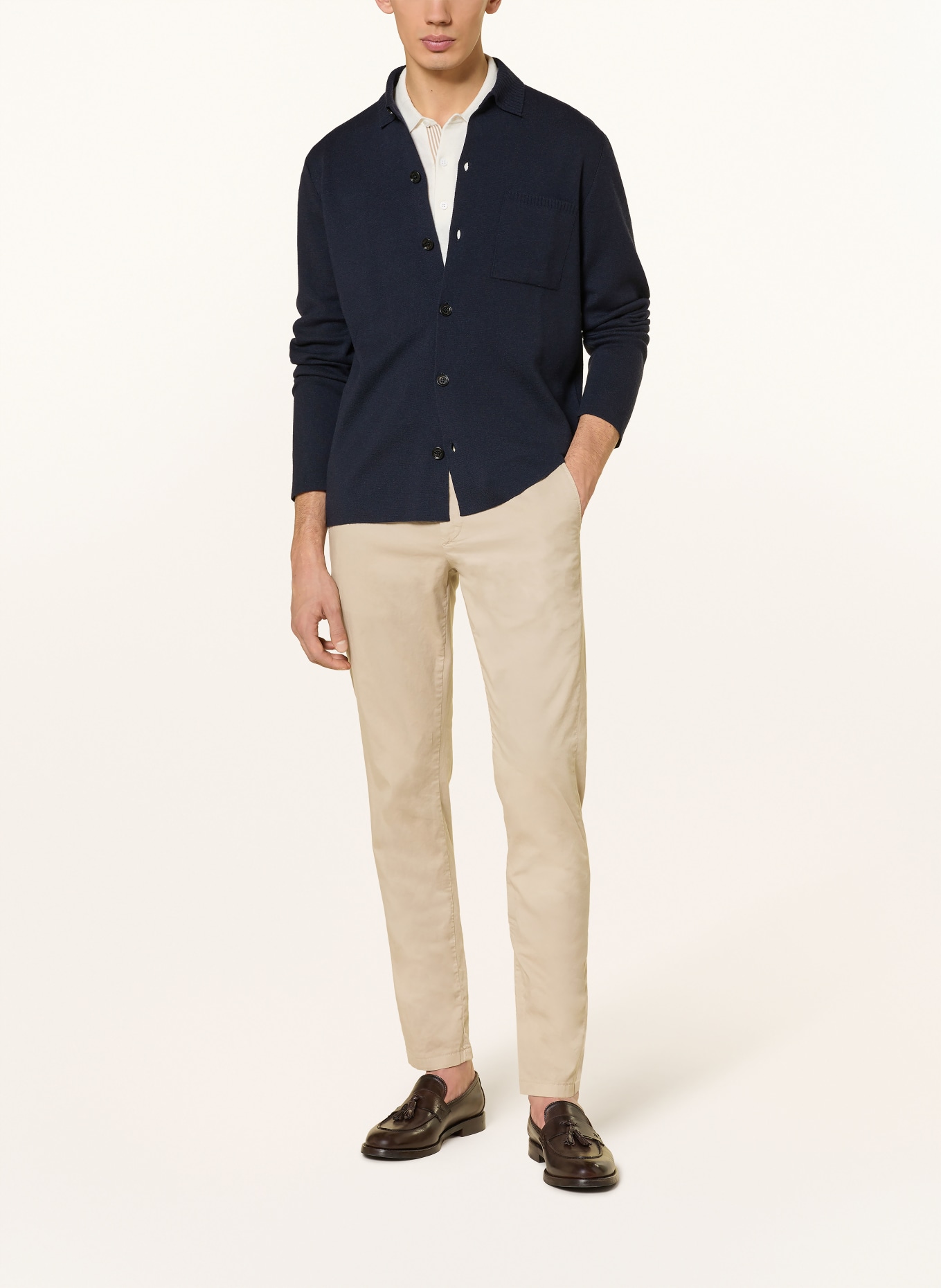 MAURIZIO BALDASSARI Sweter z kaszmiru: GRANATOWY