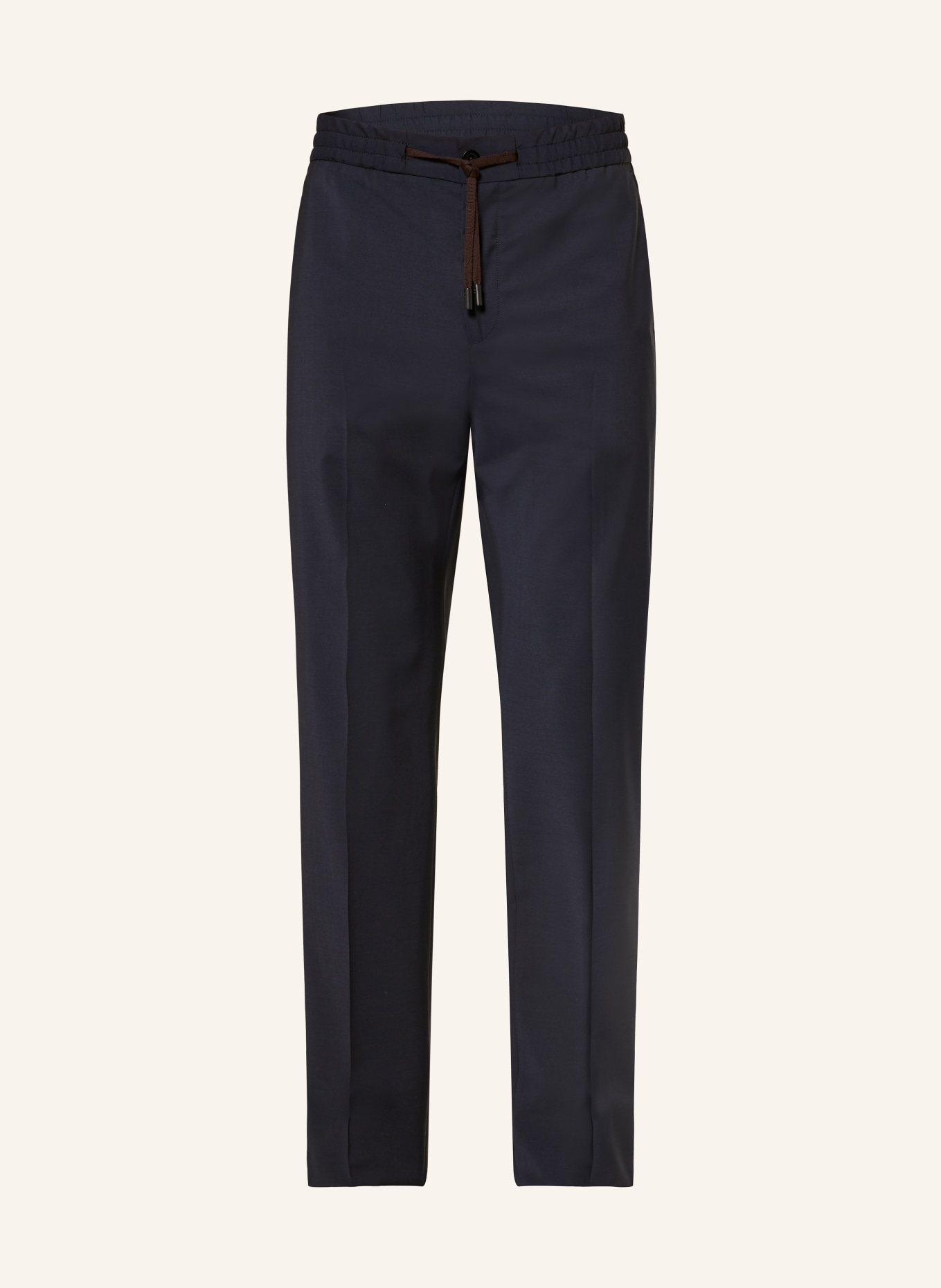 MAURIZIO  BALDASSARI Hose im Jogging-Stil Regular Fit: DUNKELBLAU