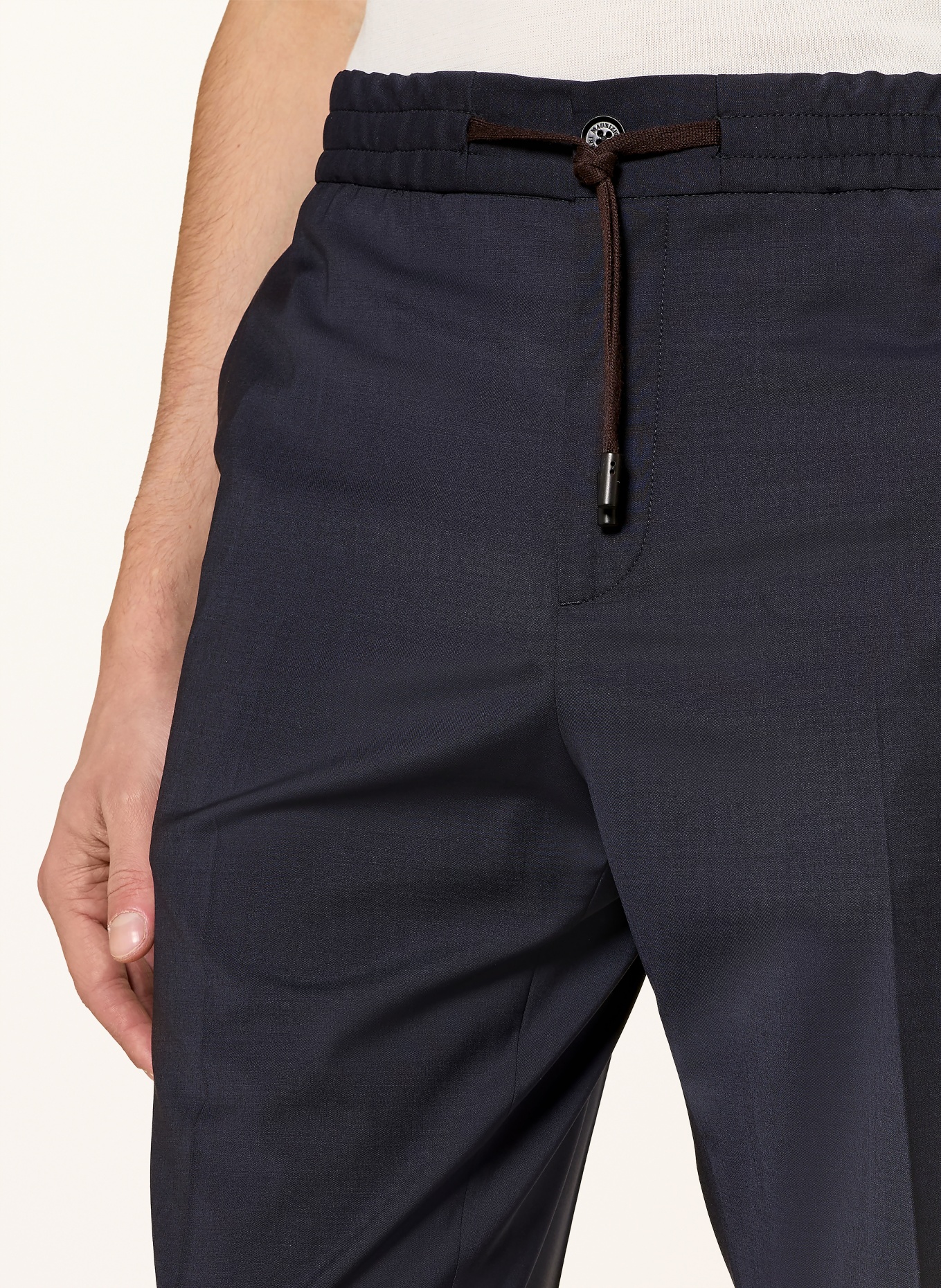 MAURIZIO  BALDASSARI Hose im Jogging-Stil Regular Fit: DUNKELBLAU