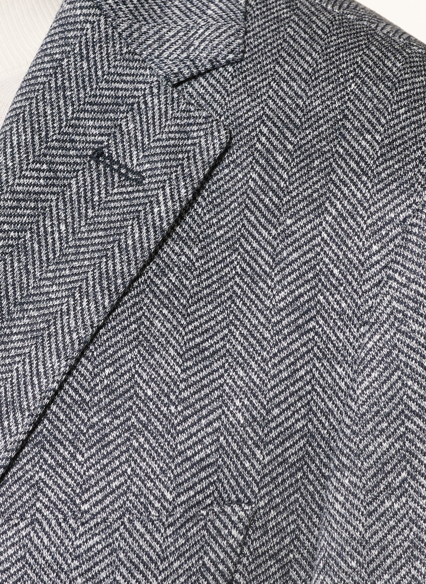 MAURIZIO  BALDASSARI Veste en jersey coupe classique: BLEU FONCÉ / BLANC