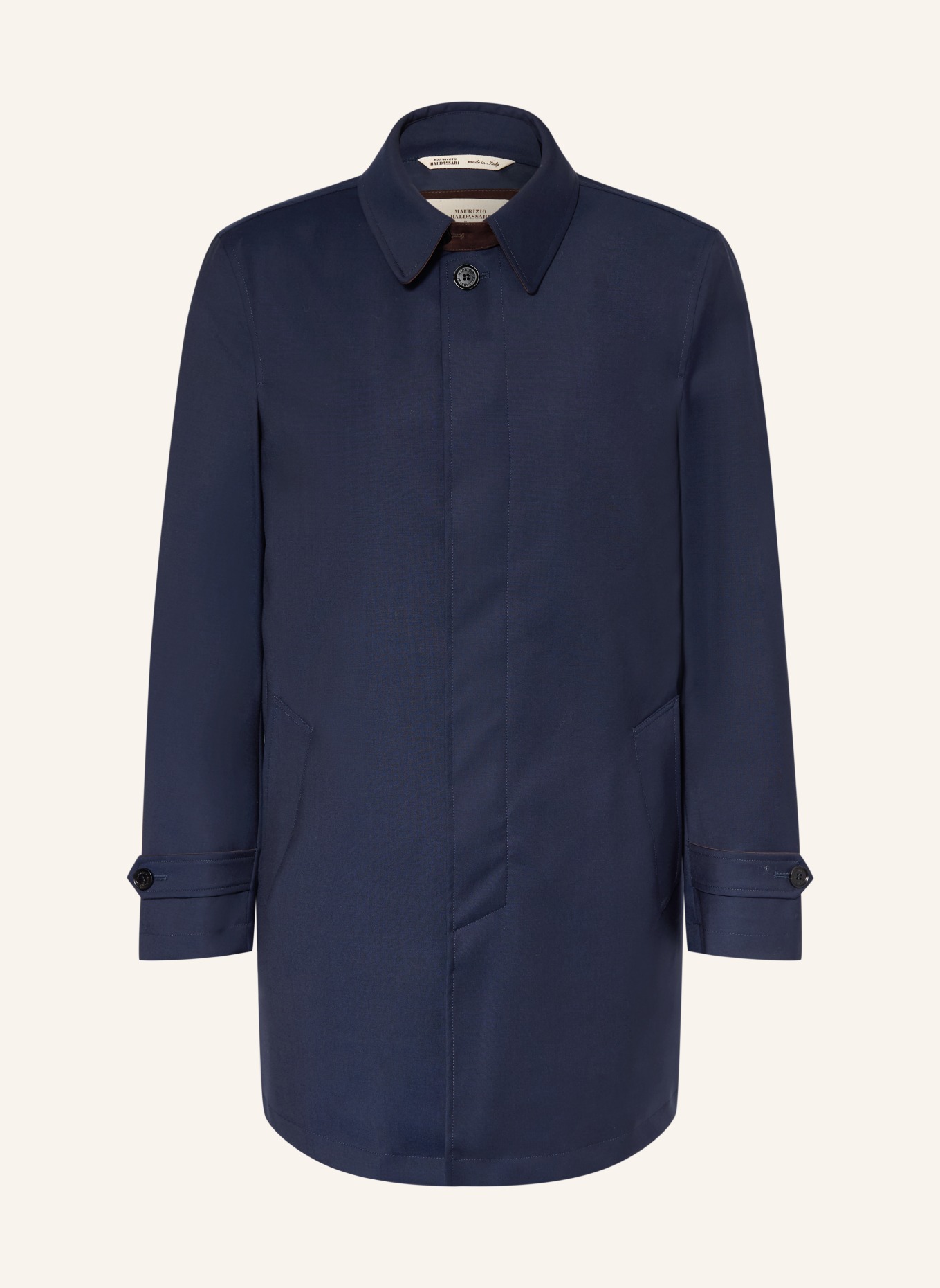 MAURIZIO  BALDASSARI płaszcz: GRANATOWY