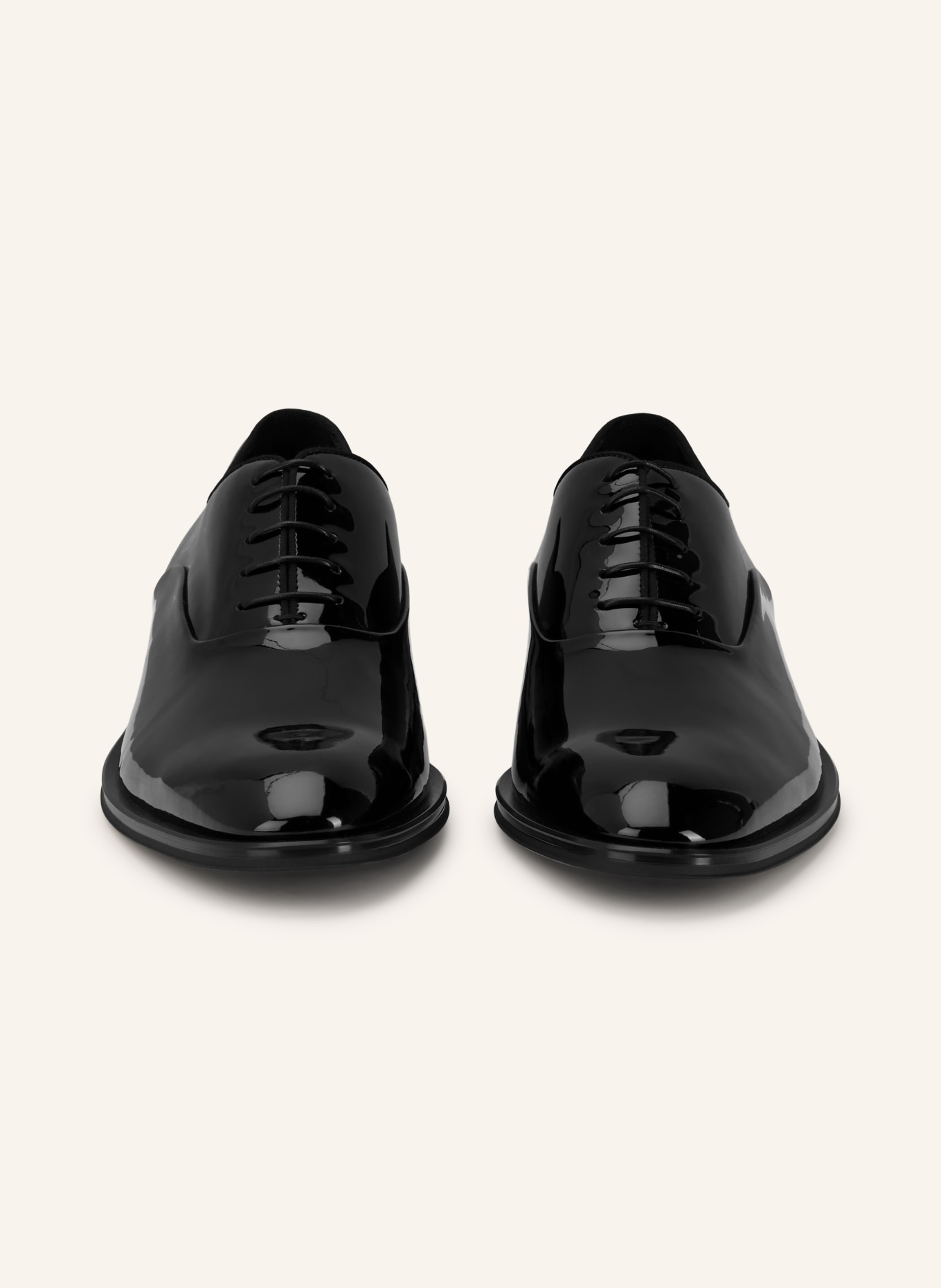 BOSS Sznurowane DERREK: CZARNY