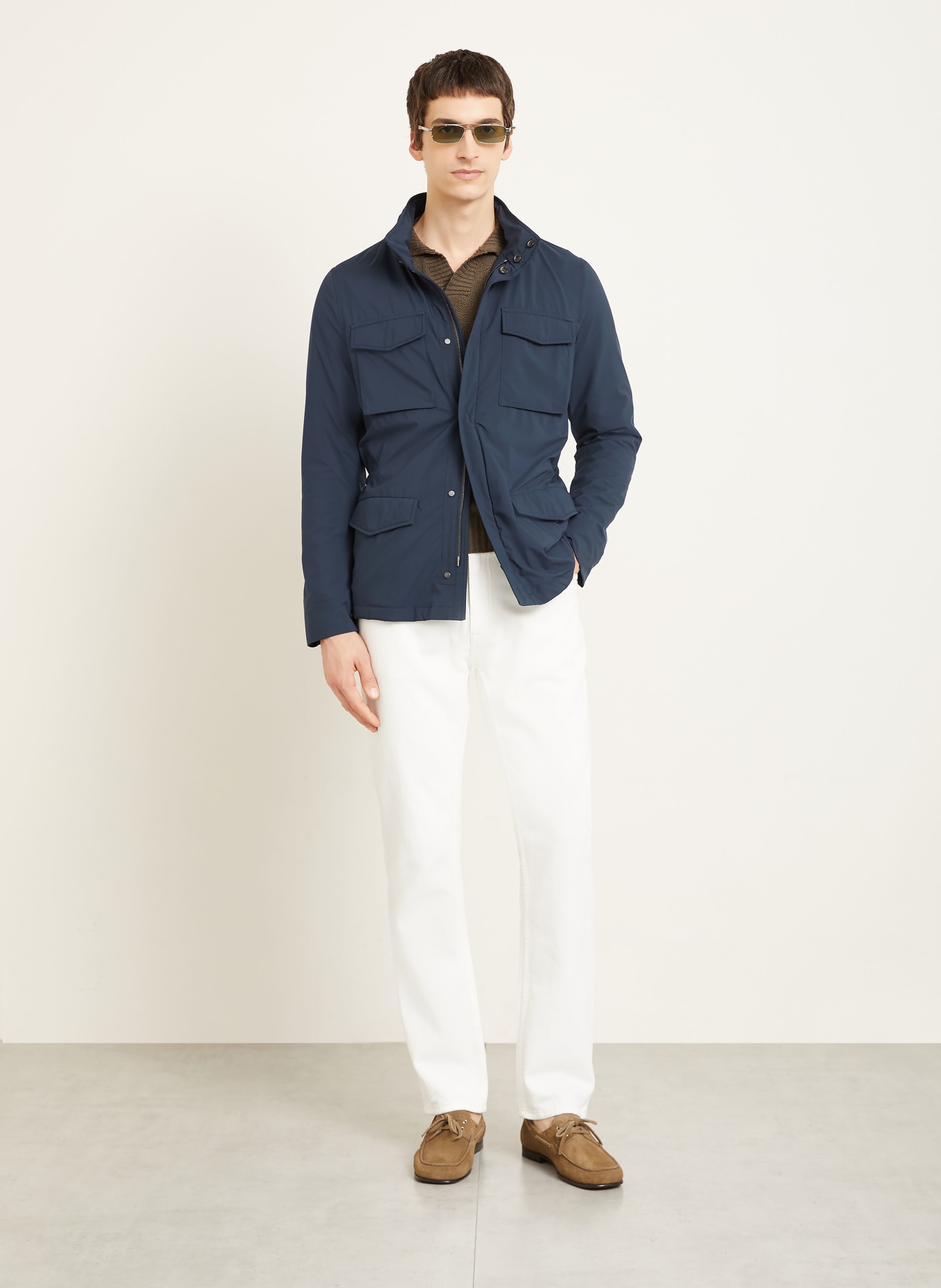 manzoni 24 Fieldjacket: DUNKELBLAU