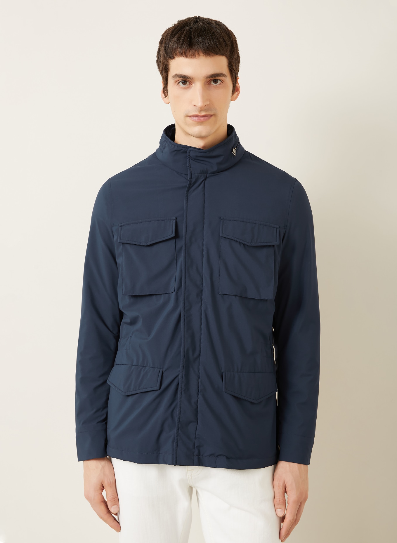 manzoni 24 Fieldjacket: DUNKELBLAU
