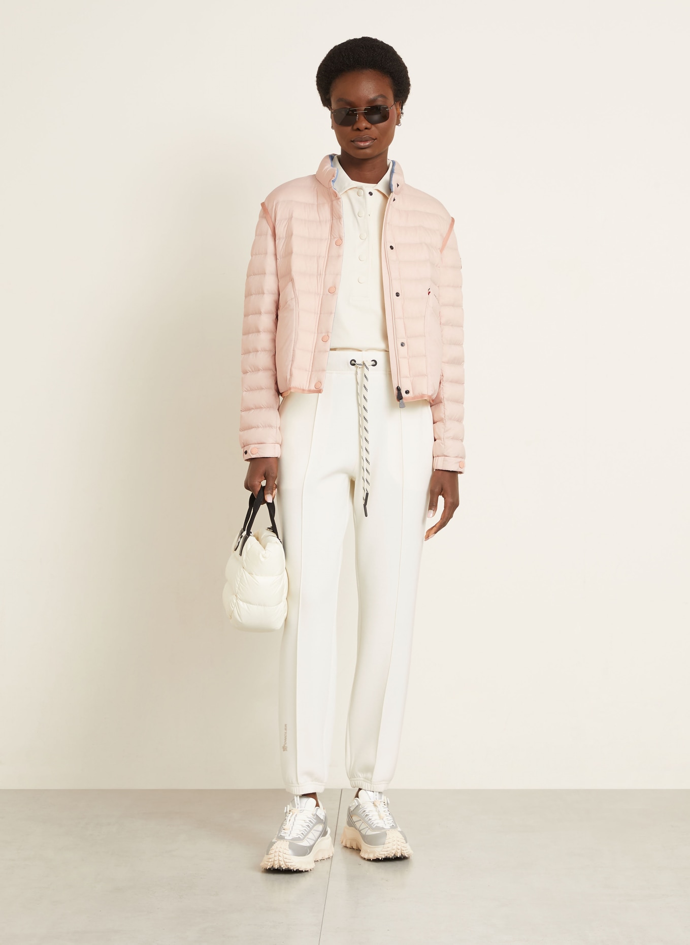 MONCLER GRENOBLE Lekka kurtka puchowa MADULAINS: BLADORÓŻOWY