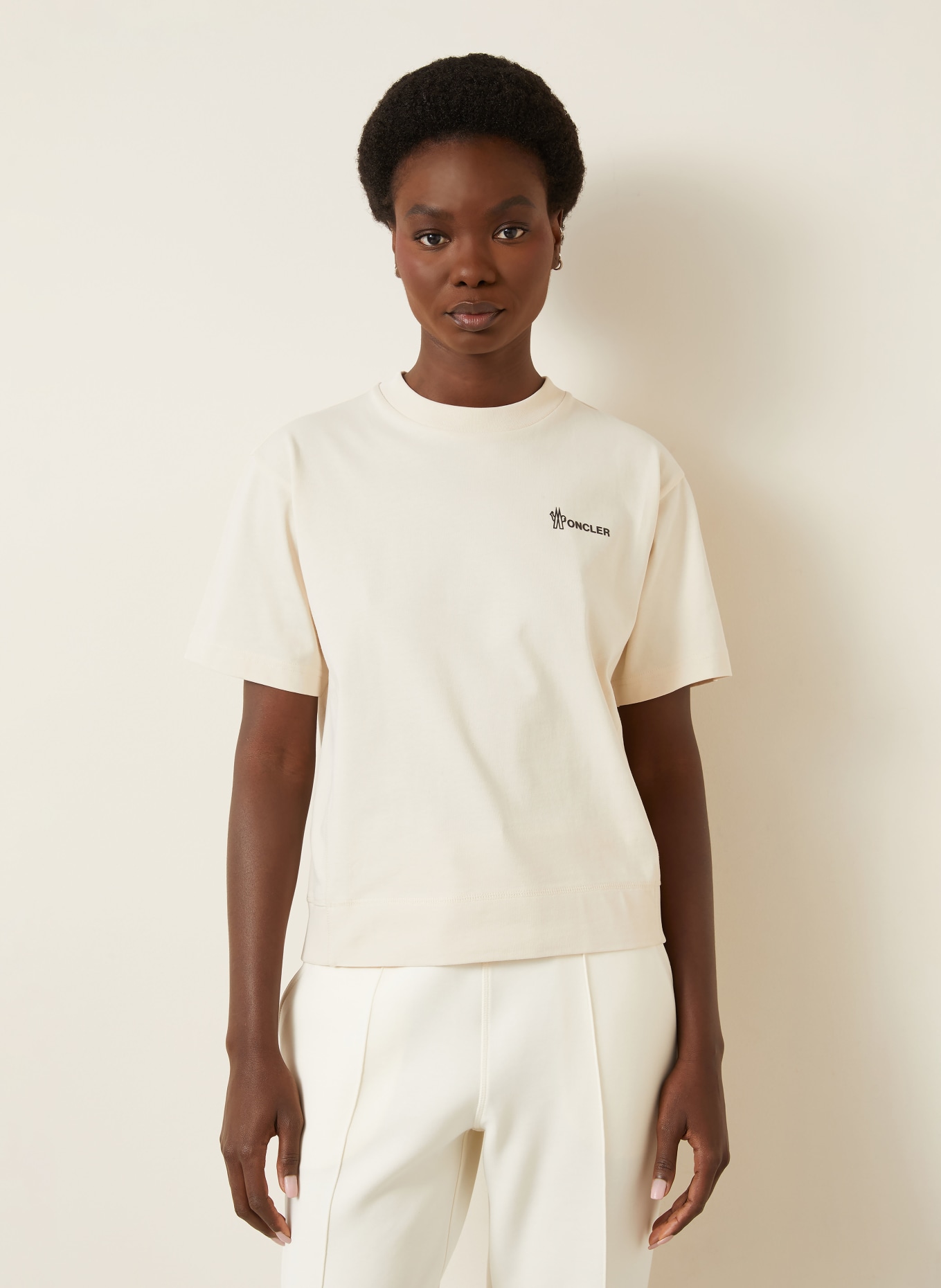 MONCLER GRENOBLE T-shirt: CREAM