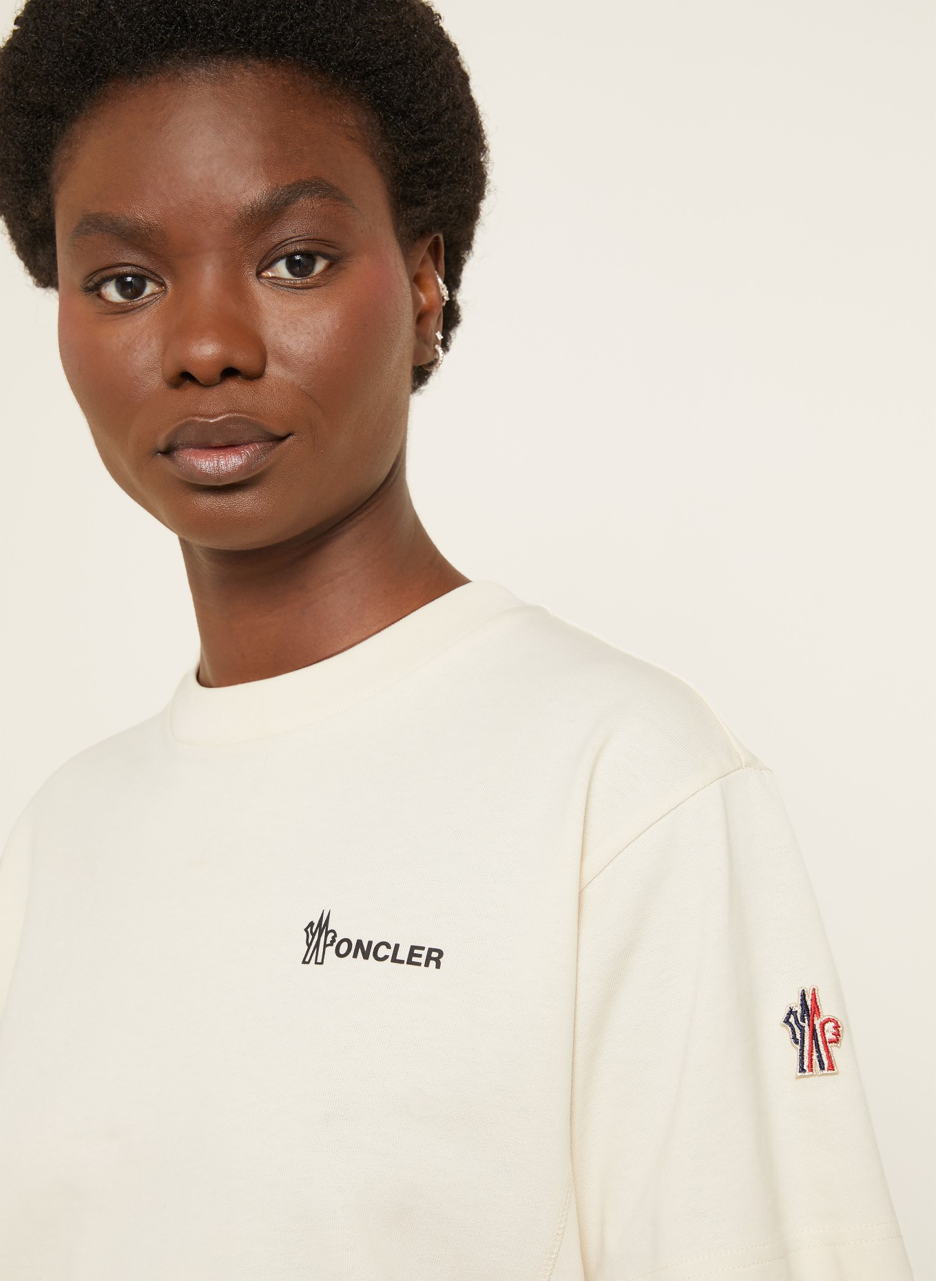 MONCLER GRENOBLE T-shirt: CREAM