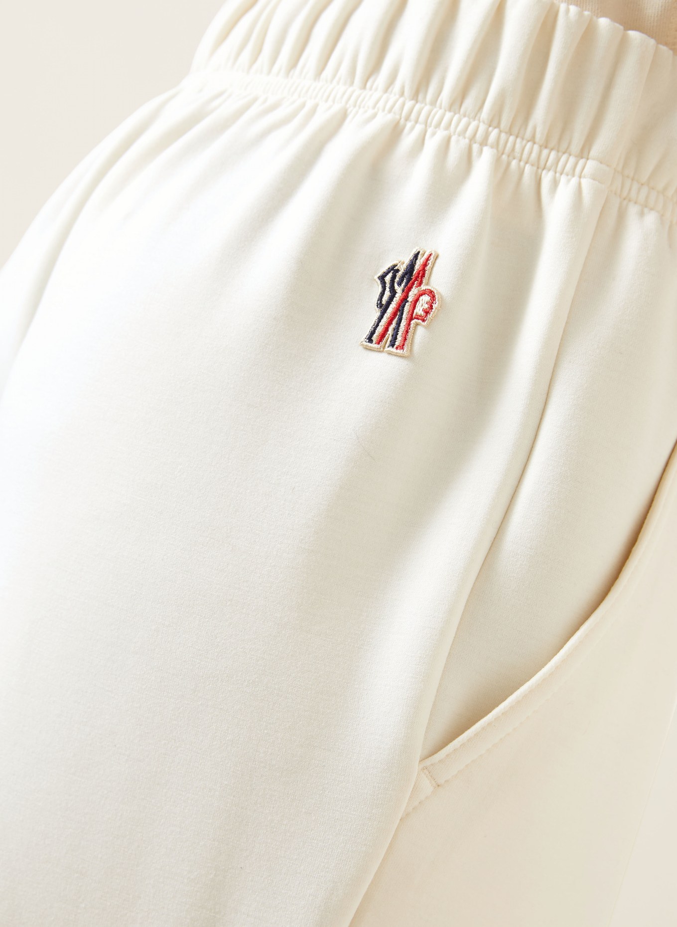 MONCLER GRENOBLE Sweatpants: ECRU