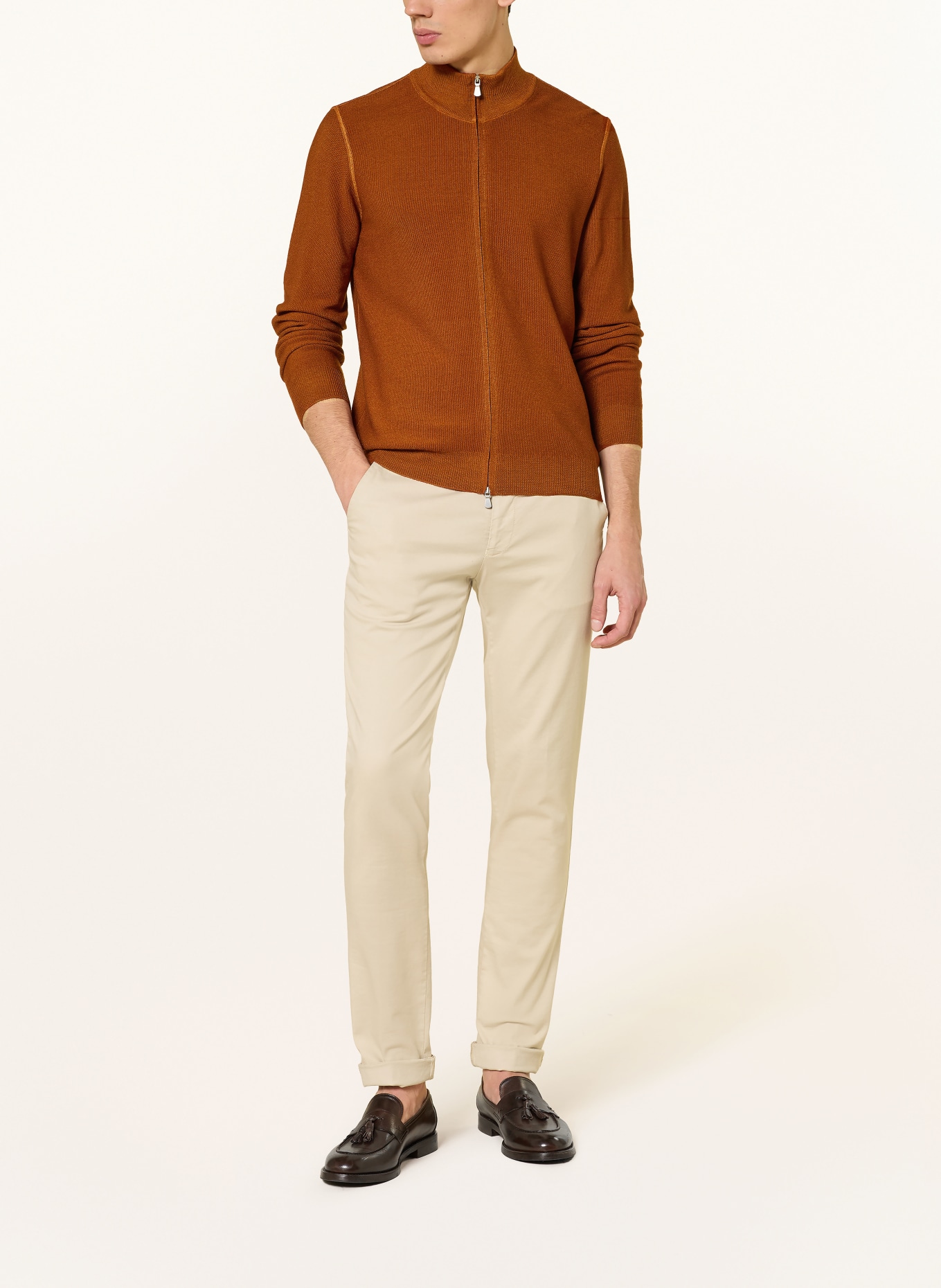 GRAN SASSO Strickjacke: BRAUN