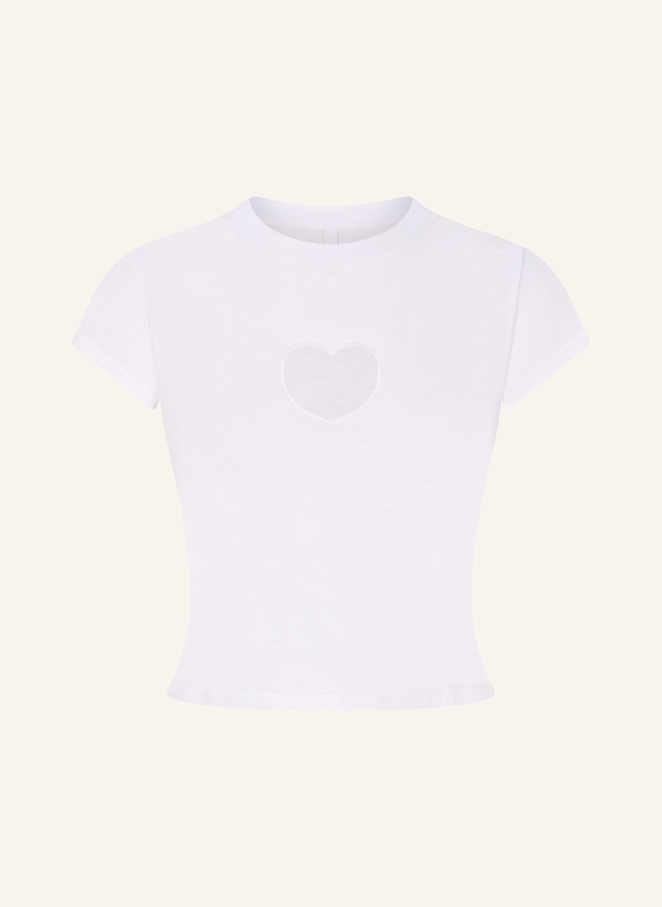 SKIMS T-shirt lounge WORN IN JERSEY: SNOW