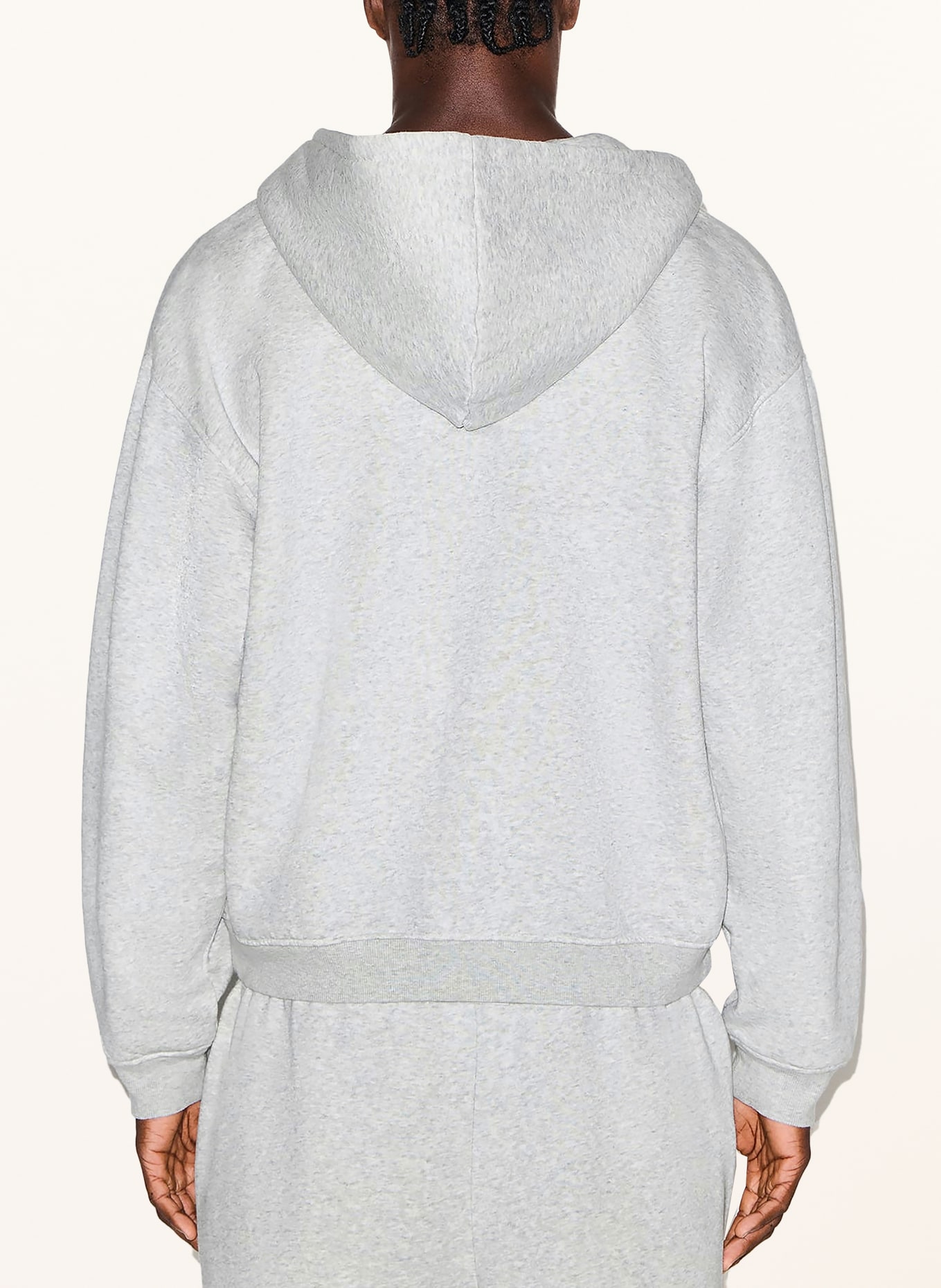 SKIMS Bluza dresowa FLEECE LOUNGE: LIGHT HEATHER GREY