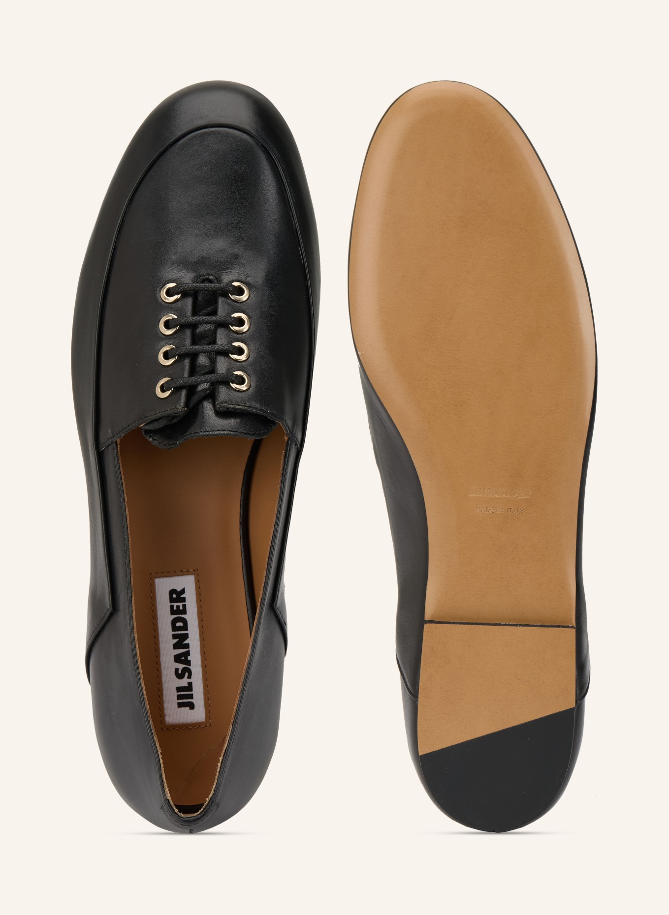 JIL SANDER Loafer: SCHWARZ