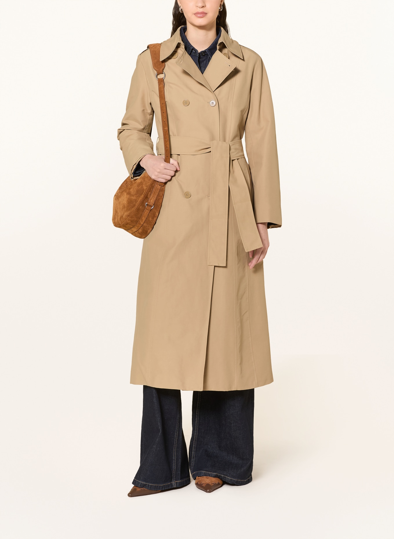 MAX & Co. Trenchcoat MILONG: BÉŽOVÁ
