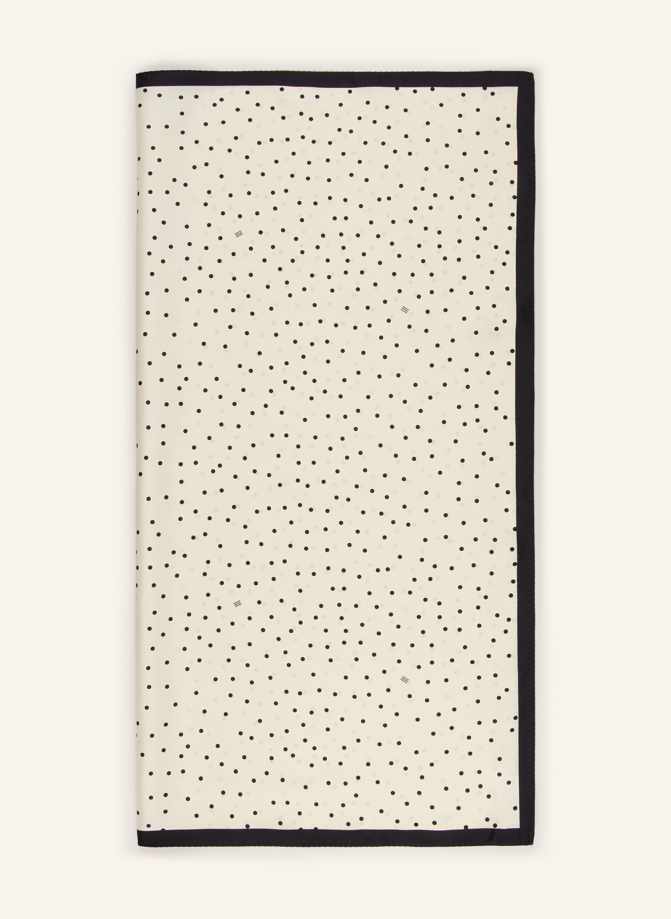 BY MALENE BIRGER Seidentuch: SCHWARZ / WEISS