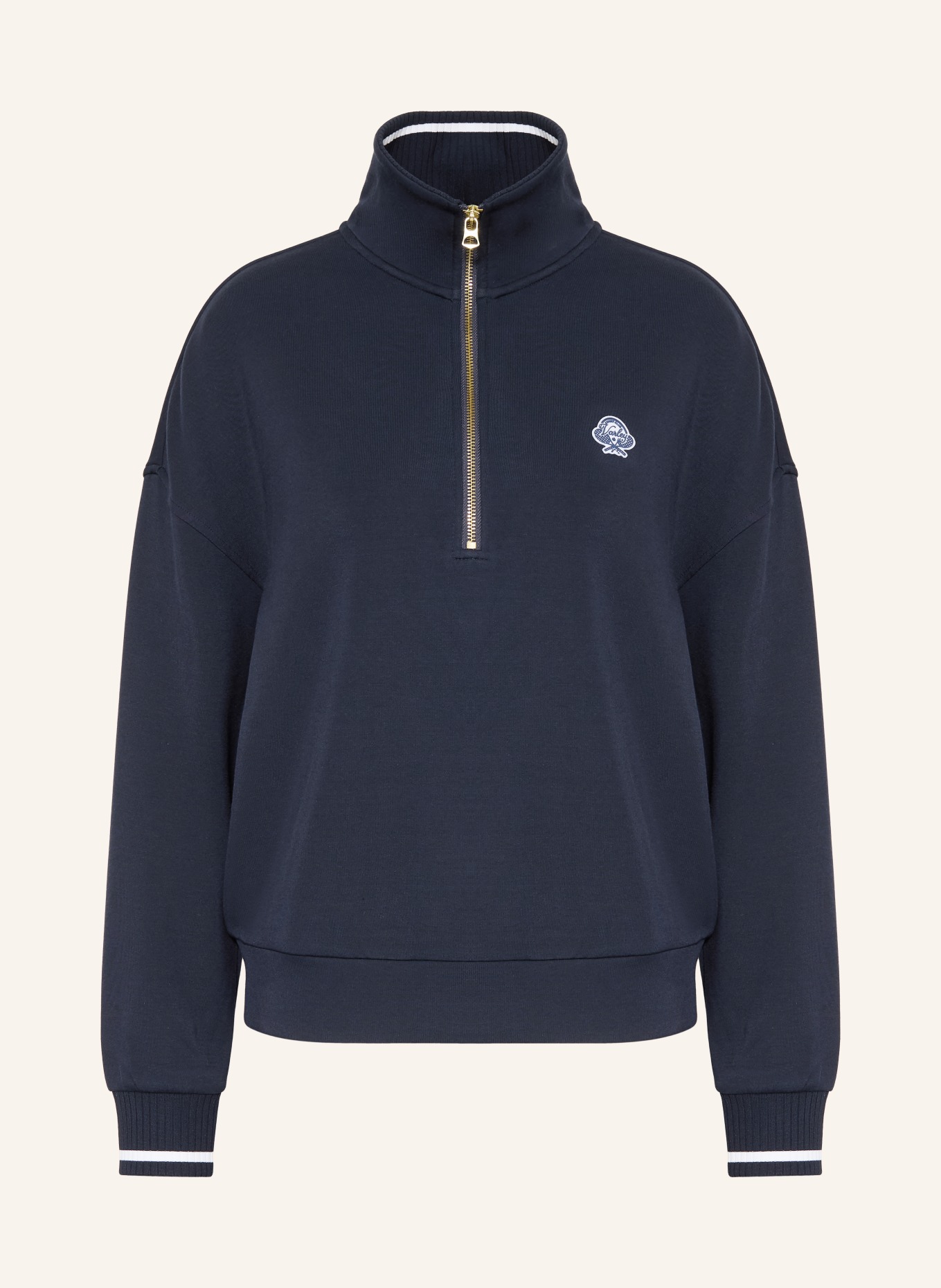 VARLEY Sweat-Troyer BERTIE: DUNKELBLAU / WEISS