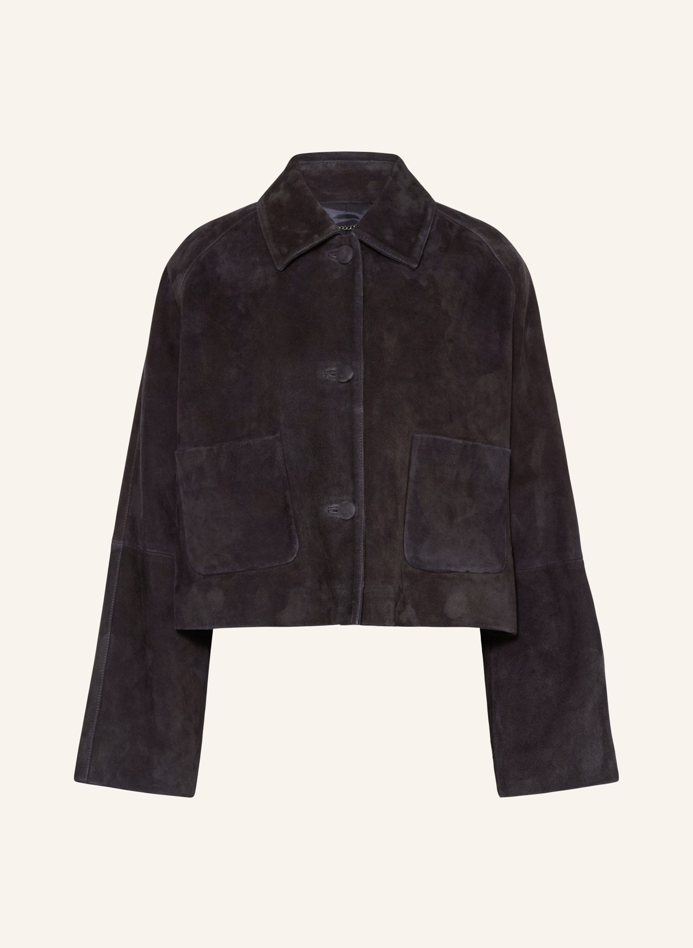 DOROTHEE SCHUMACHER Lederjacke SOFT TOUCH: HELLBRAUN