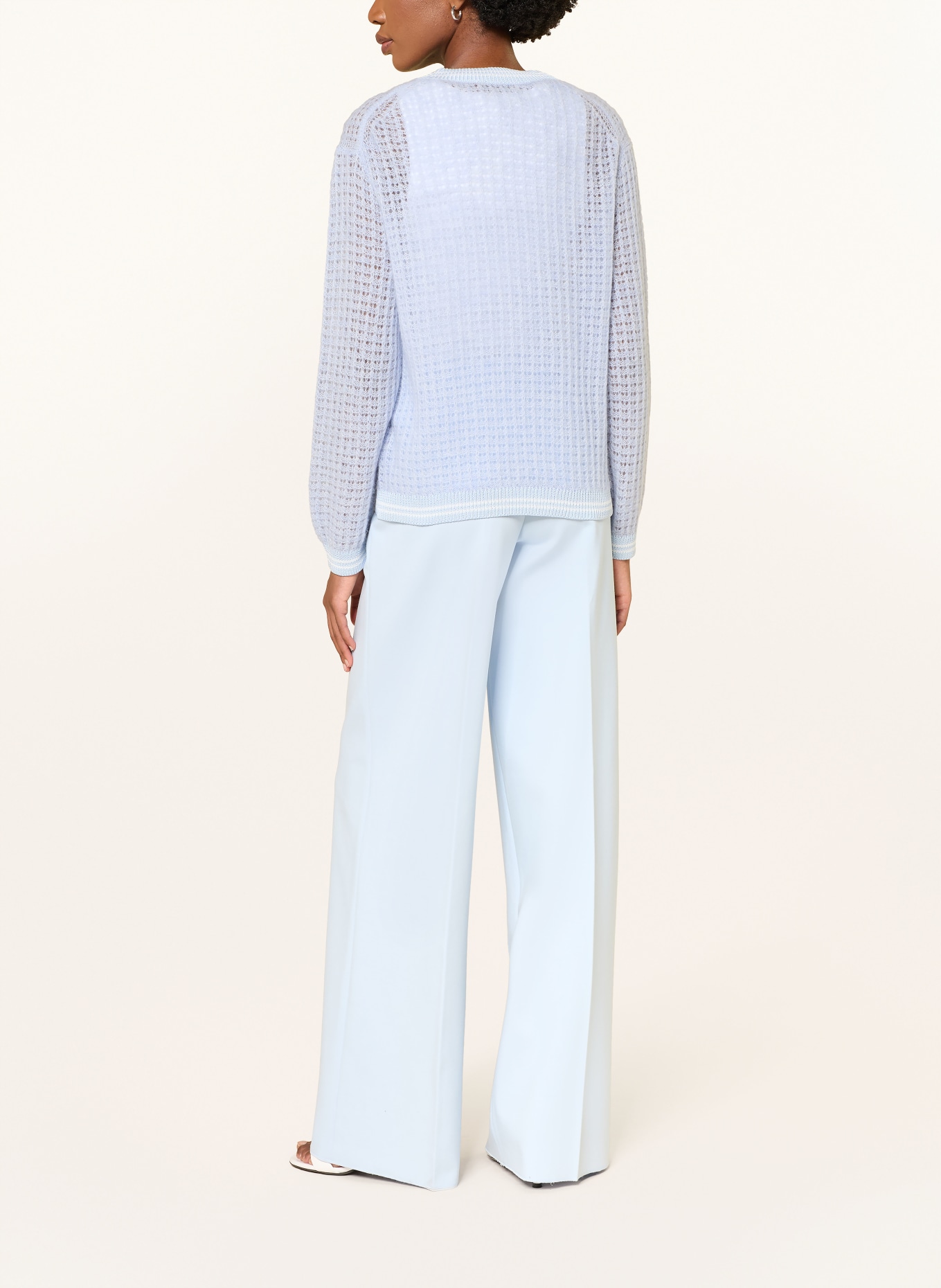 DOROTHEE SCHUMACHER Svetr AIRY SOFTNESS s alpakou: TMAVĚ MODRÁ