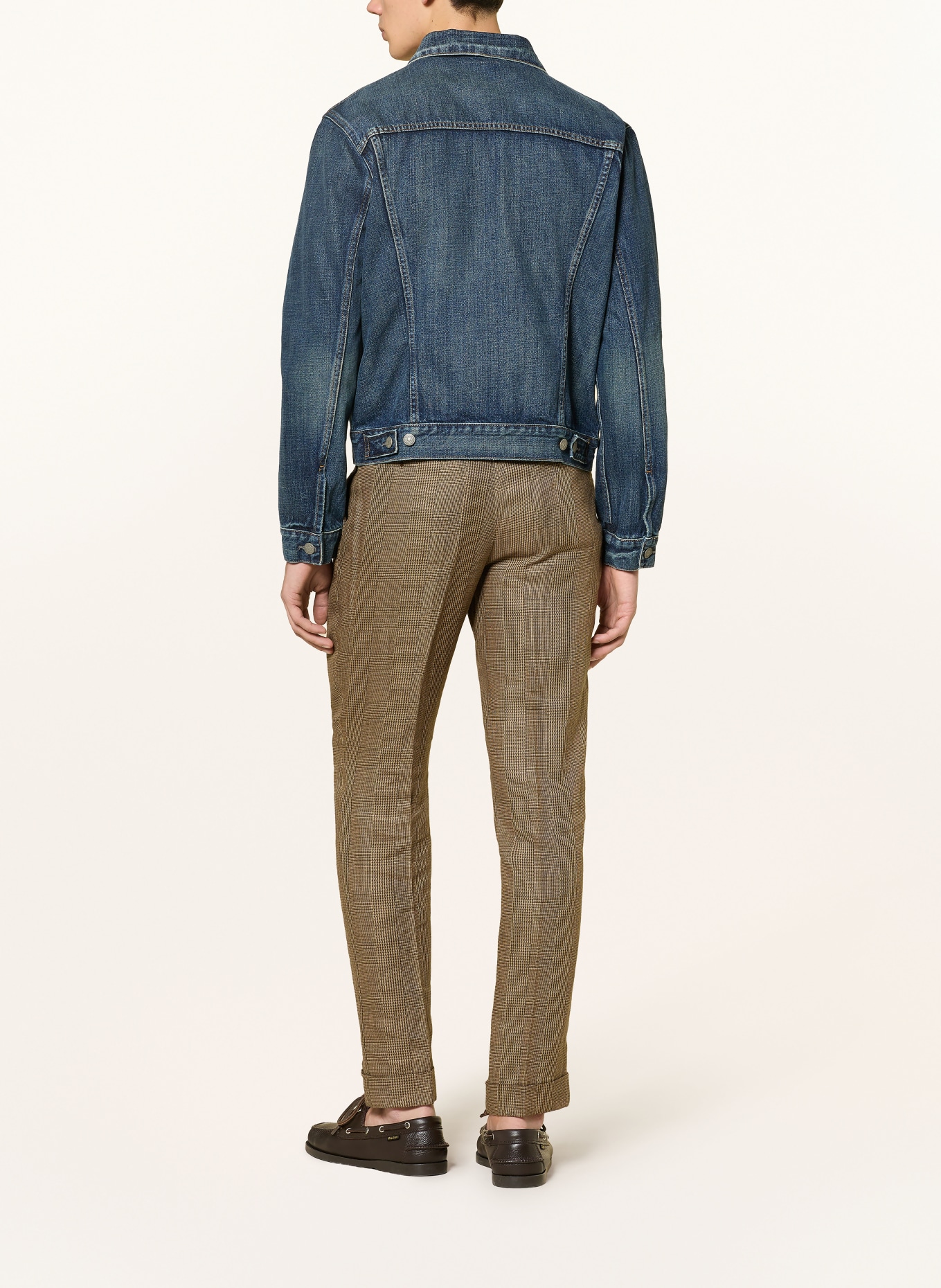 POLO RALPH LAUREN Suit pants with linen: 002 SAGE MULTI