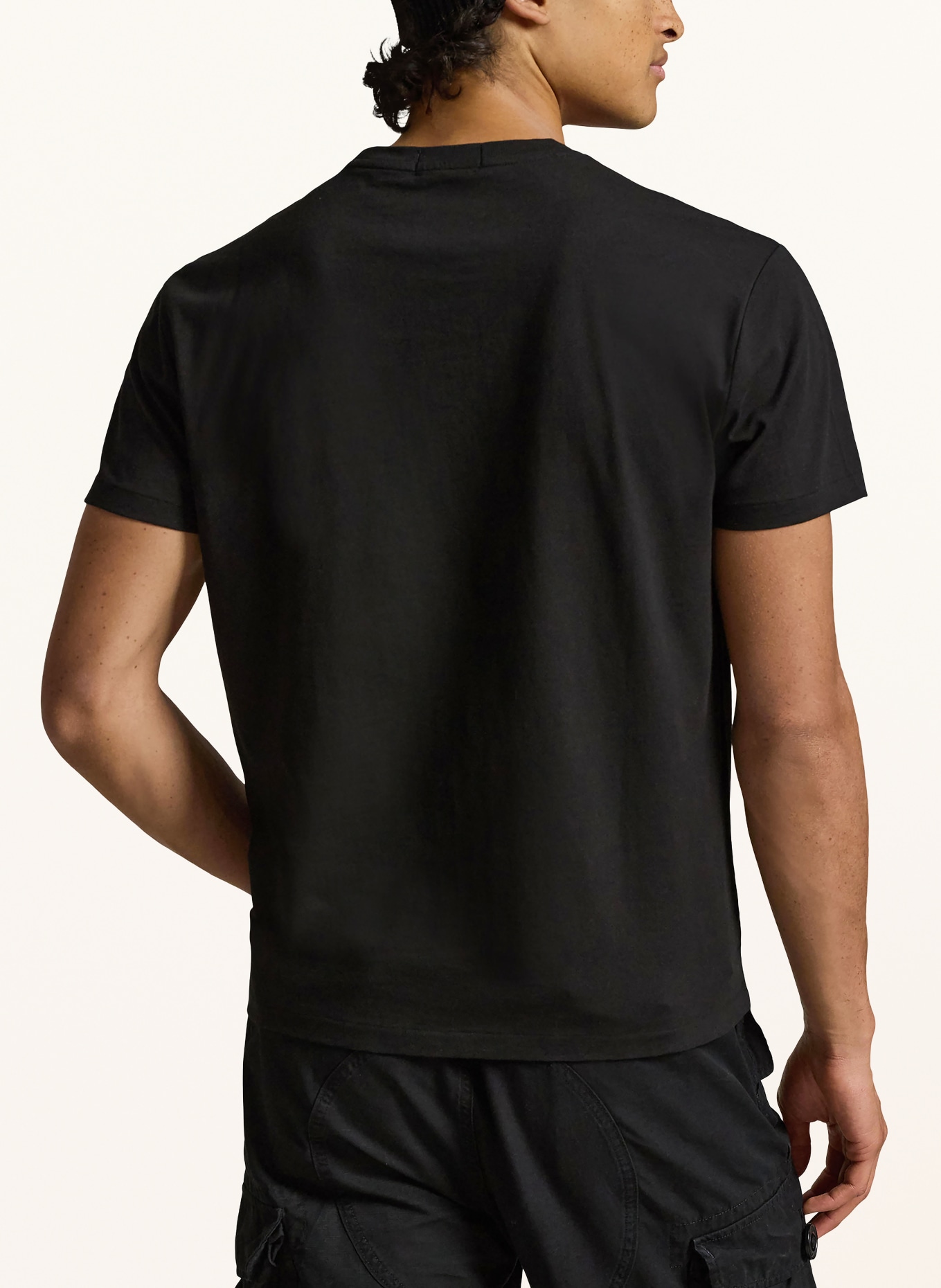 POLO RALPH LAUREN tričko: ČERNÁ