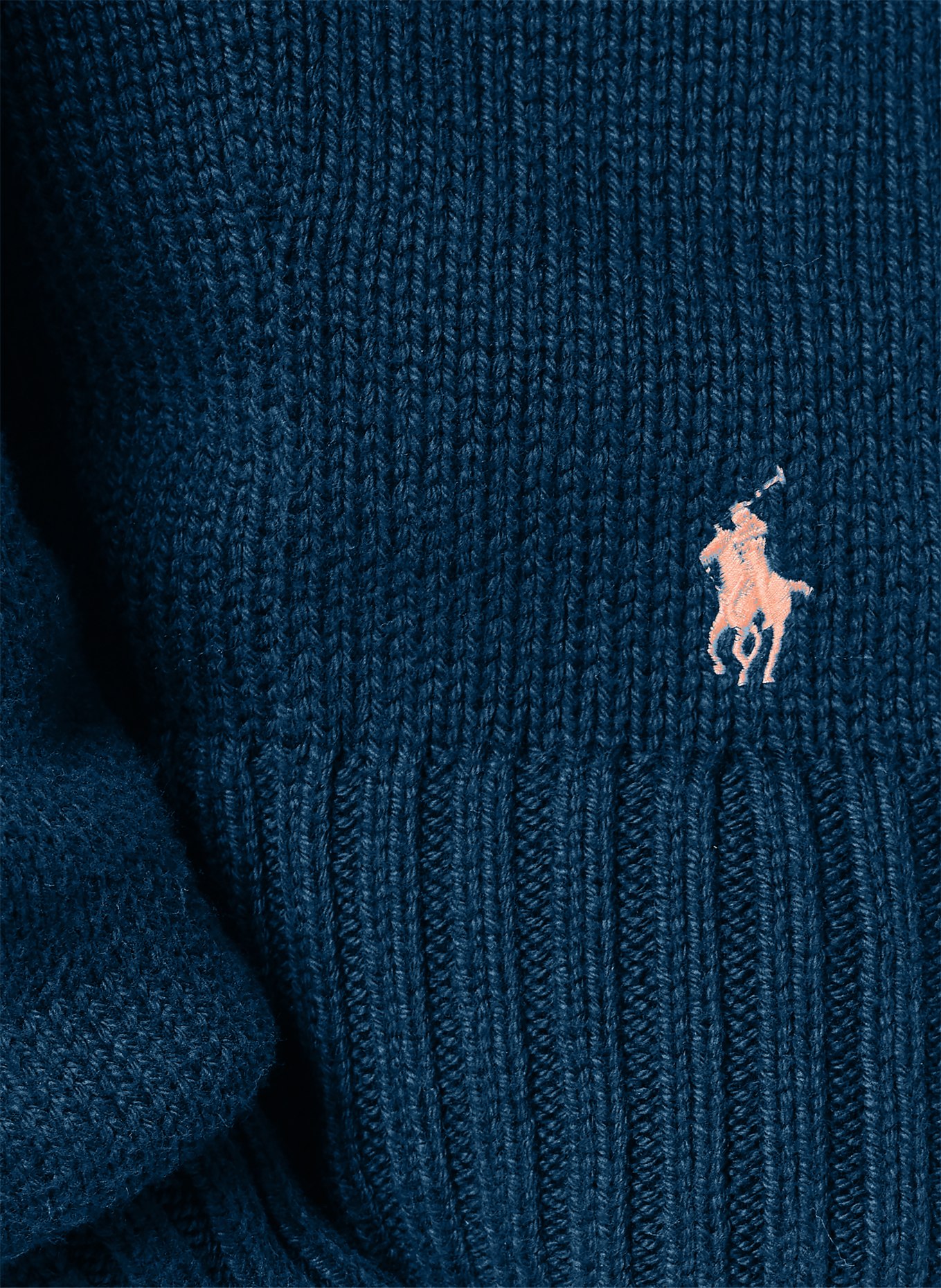 POLO RALPH LAUREN Strick-Hoodie: DUNKELBLAU