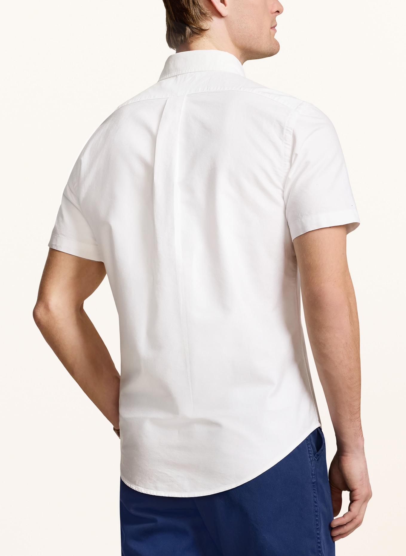 POLO RALPH LAUREN Koszula z krótkim rękawem Slim Fit: BIAŁY