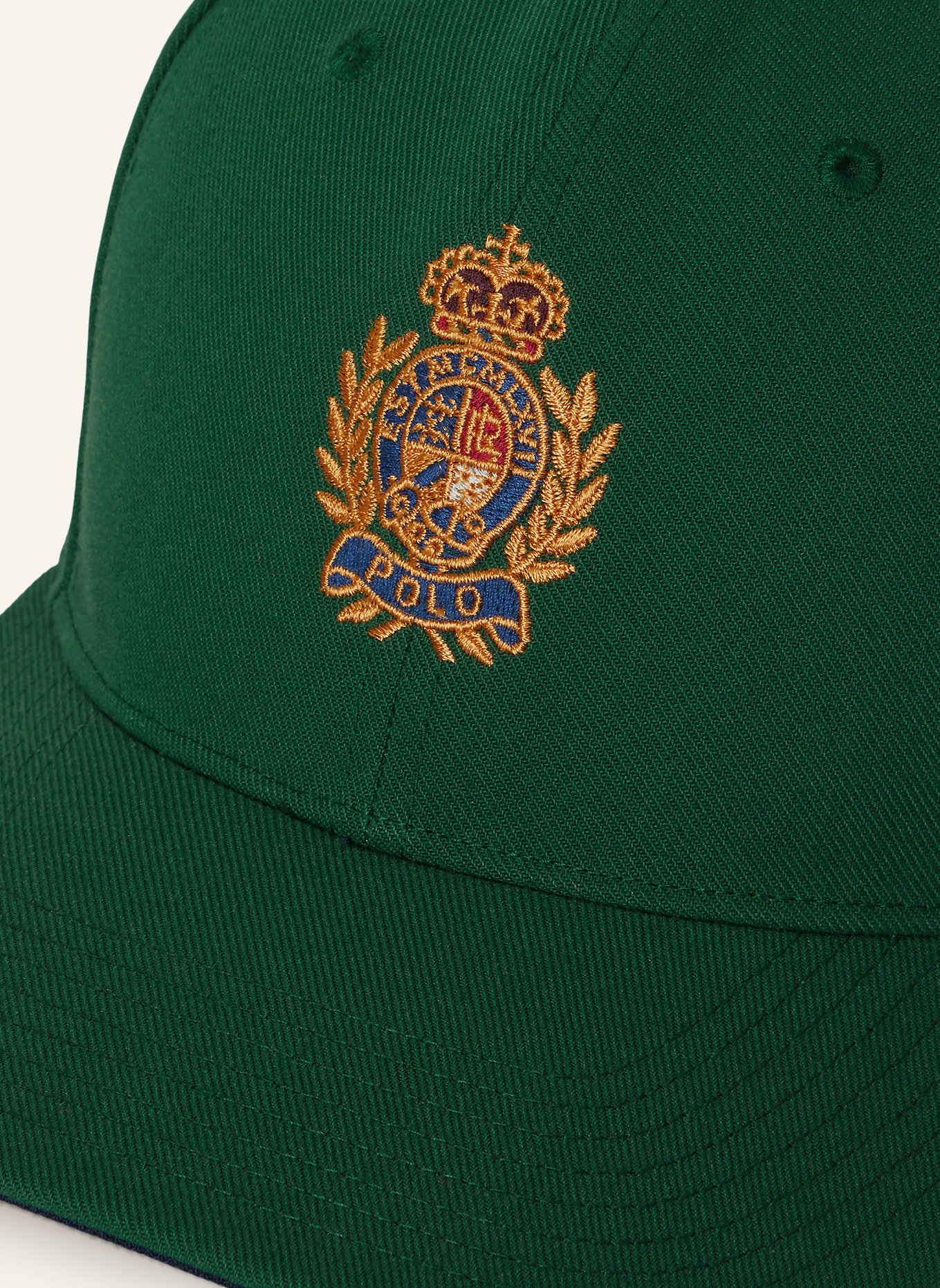 POLO RALPH LAUREN czapka: ZIELONY / ZŁOTY