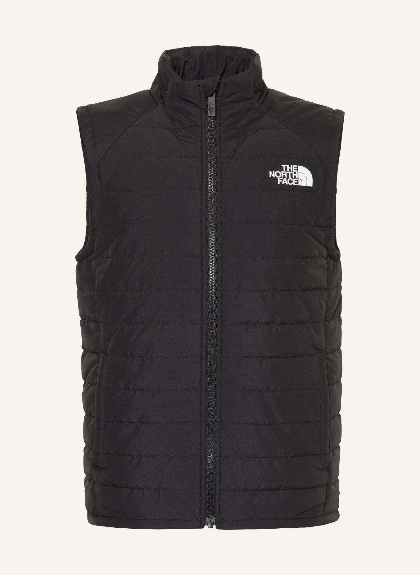 THE NORTH FACE NEVER STOP quilted vest: BLACK