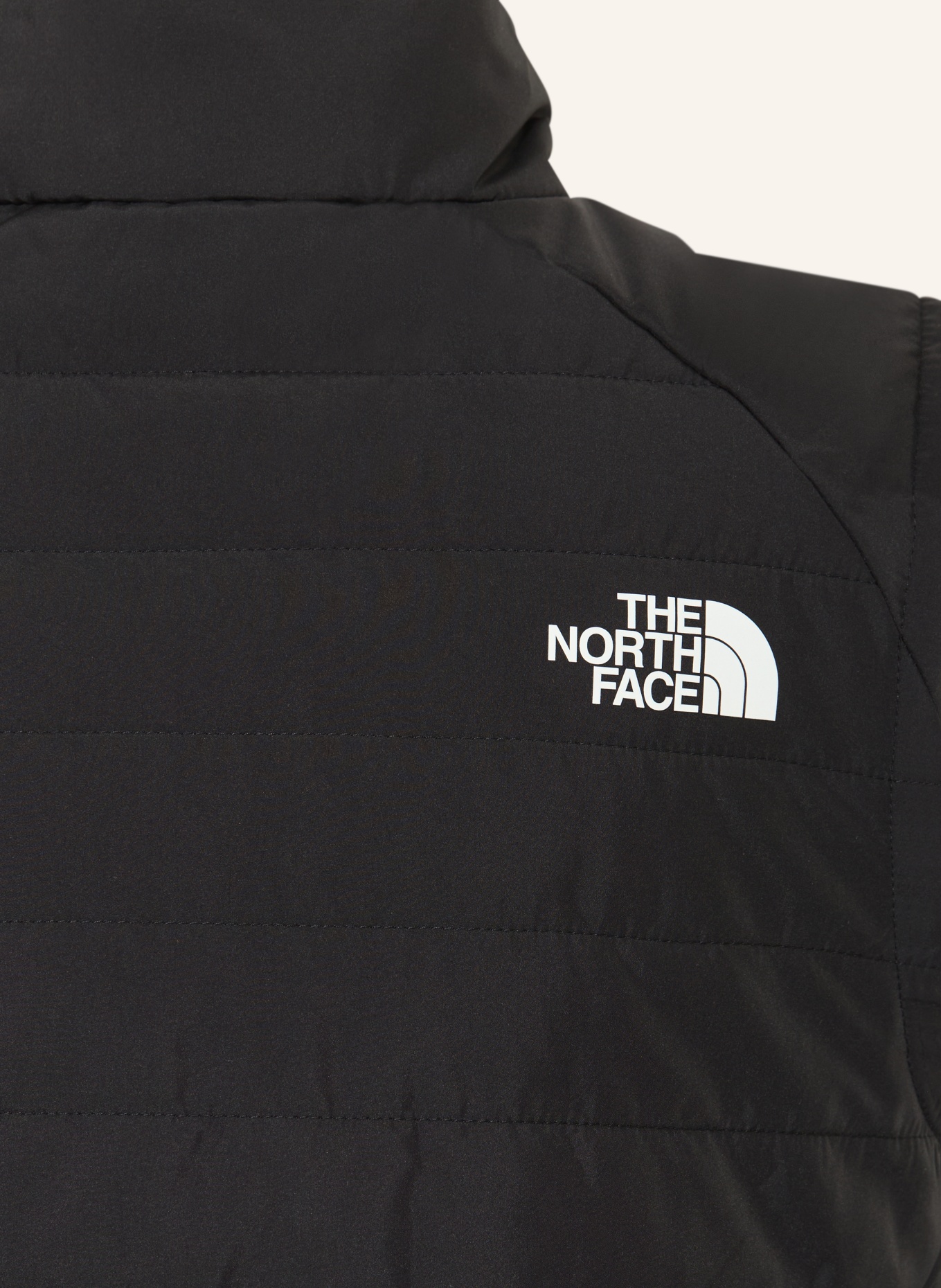 THE NORTH FACE NEVER STOP quilted vest: BLACK