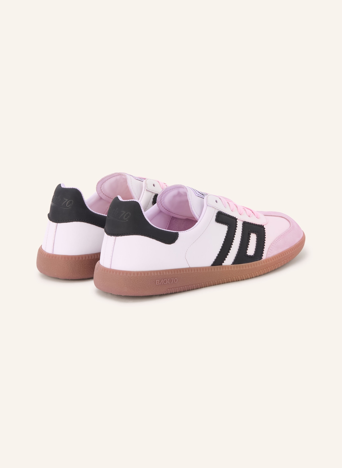 BACK 70 Tenisky CLOUD RAINBOW: RŮŽOVÁ / STARORŮŽOVÁ / ČERNÁ