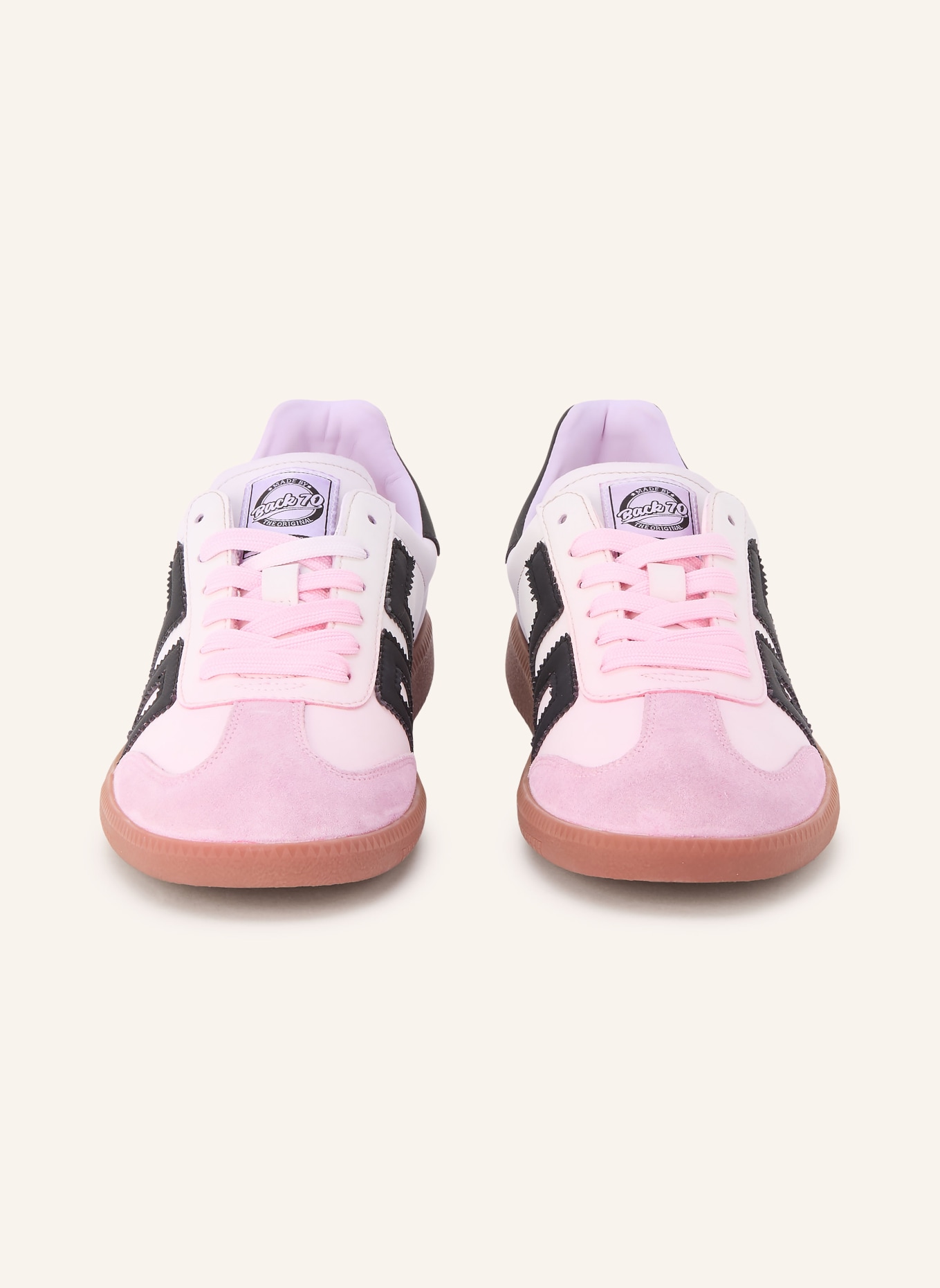 BACK 70 Tenisky CLOUD RAINBOW: RŮŽOVÁ / STARORŮŽOVÁ / ČERNÁ