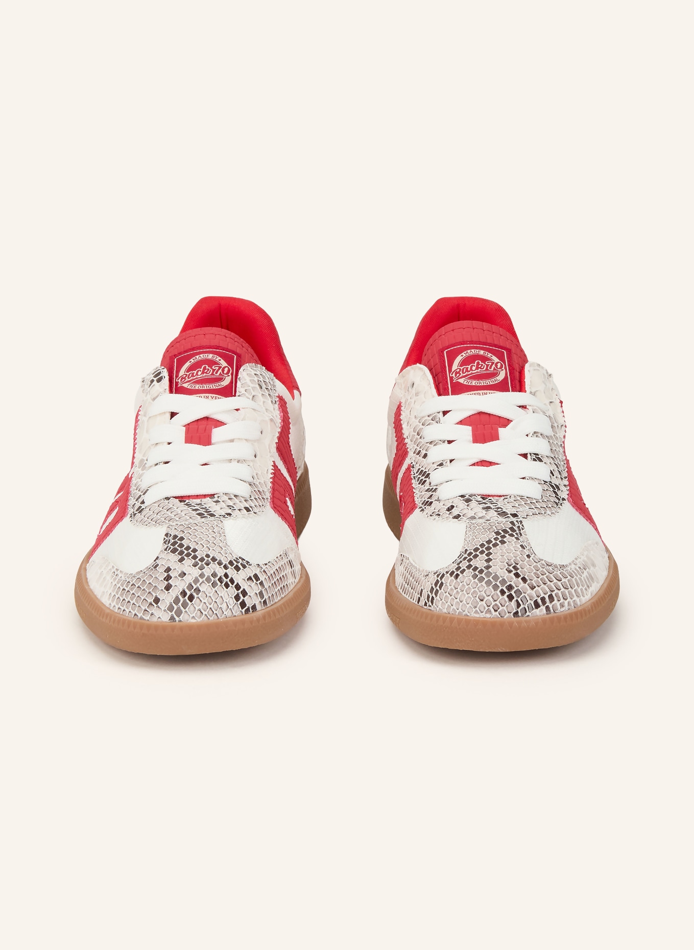 BACK 70 Buty sportowe GHOST C26: BIAŁY / CZERWONY / CZARNY