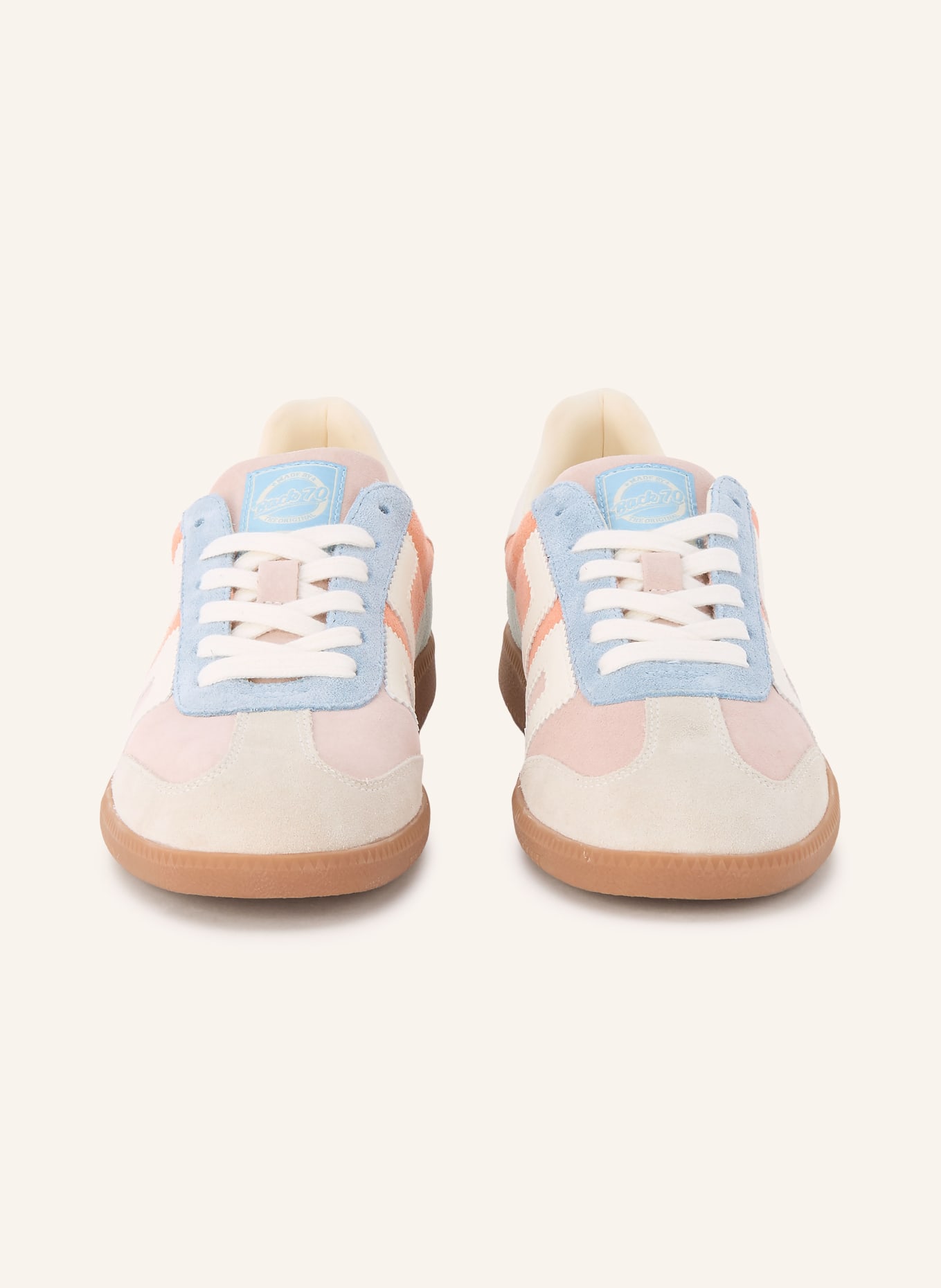 BACK 70 Tenisky SQUID E26: RŮŽOVÁ / ZELENÁ / TMAVĚ MODRÁ