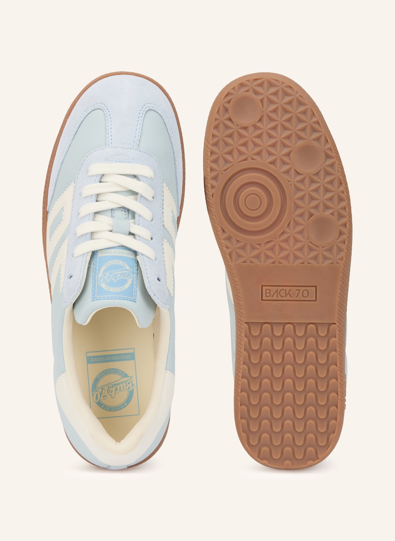 BACK 70 Sneaker CLOUD D26: LIGHT BLUE / WHITE