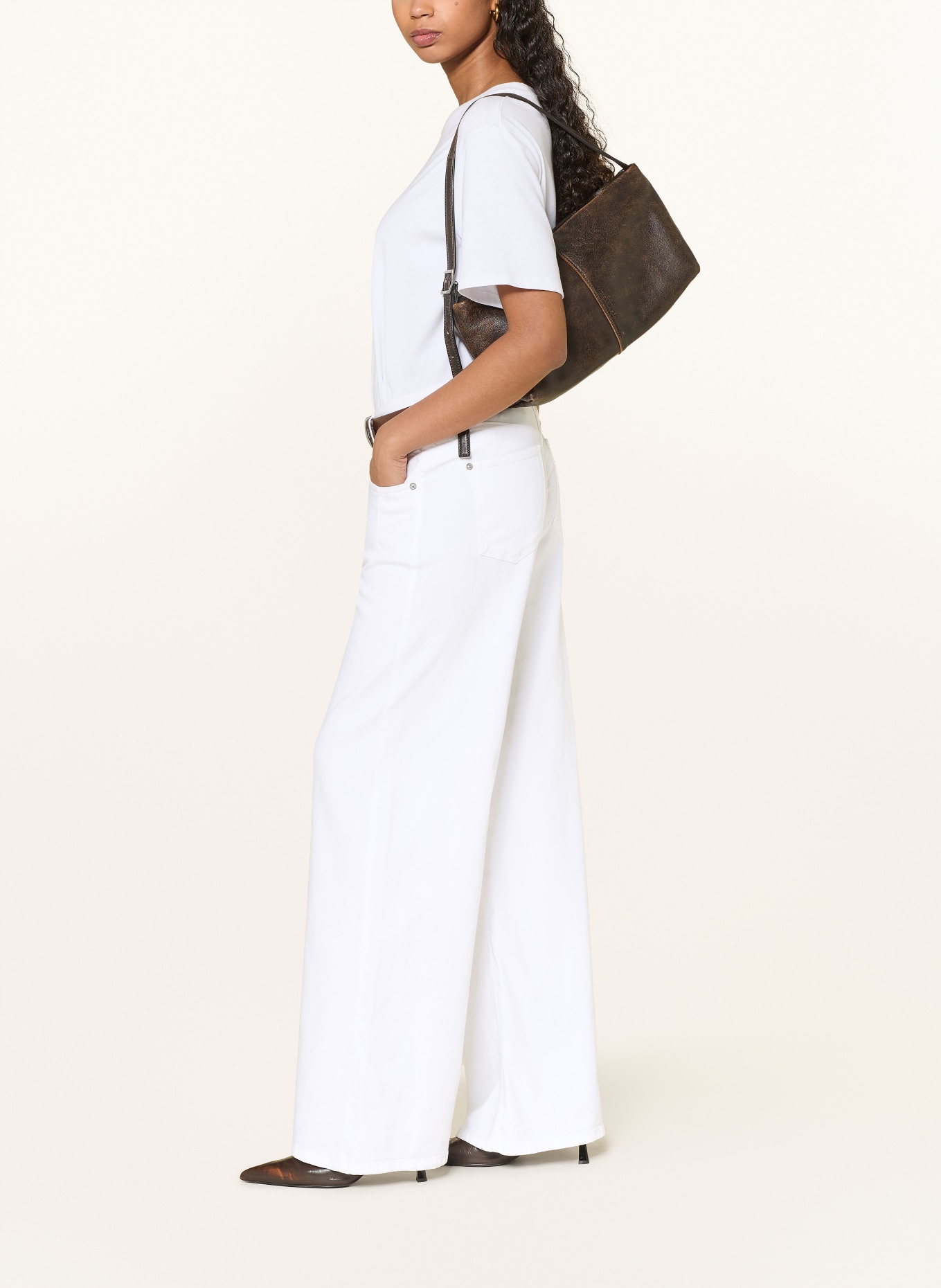 CAMBIO Wide Leg Jeans PALAZZO: 5030 fresh white