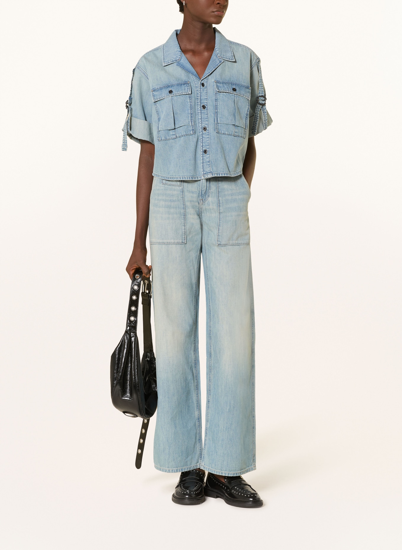 G-Star Wide Leg Jeans FATIGUE: J057 vintage sandblast