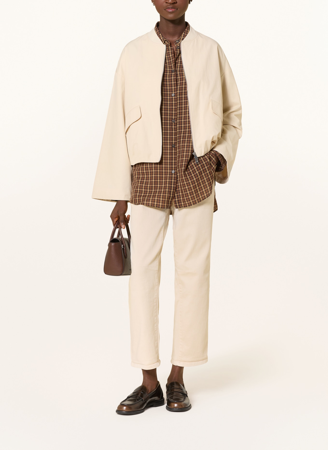 OPUS PANTS Barrel jeans MELLY RELAX: 50010 honey butter