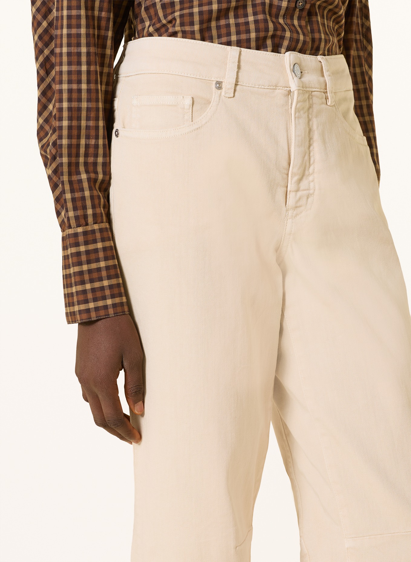 OPUS PANTS Barrel jeans MELLY RELAX: 50010 honey butter