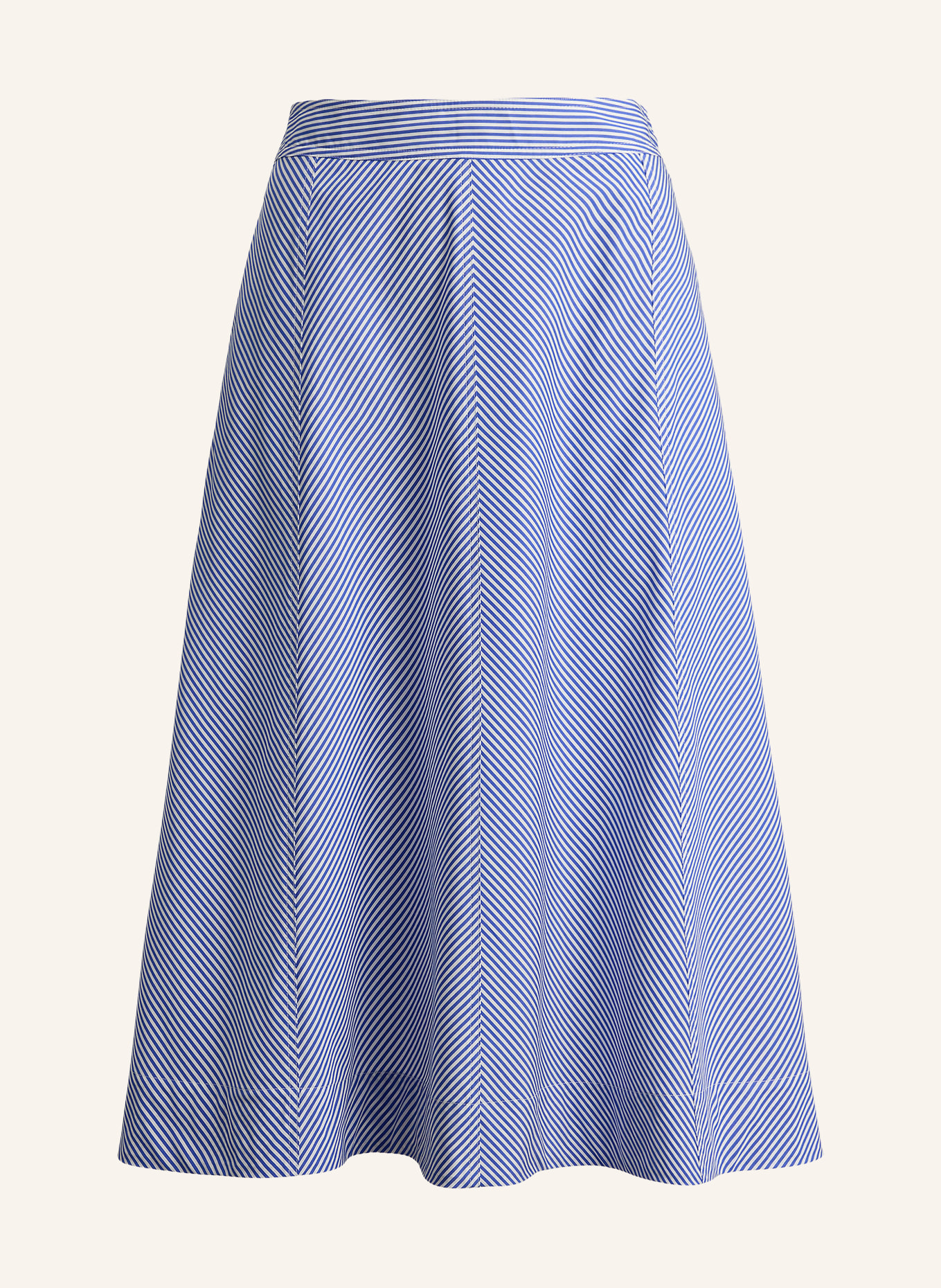 LAUREN RALPH LAUREN Sukně: MODRÁ / BÍLÁ